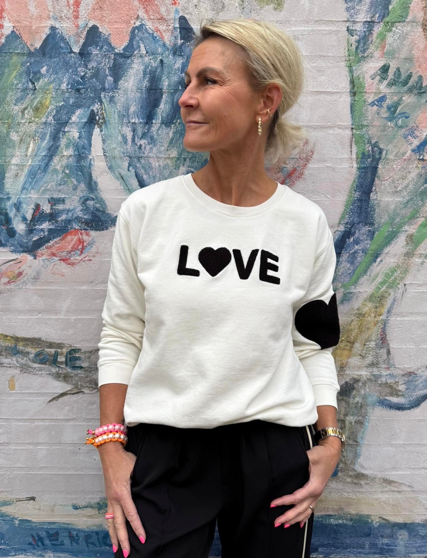 Sweat LOVE - Nature/Black