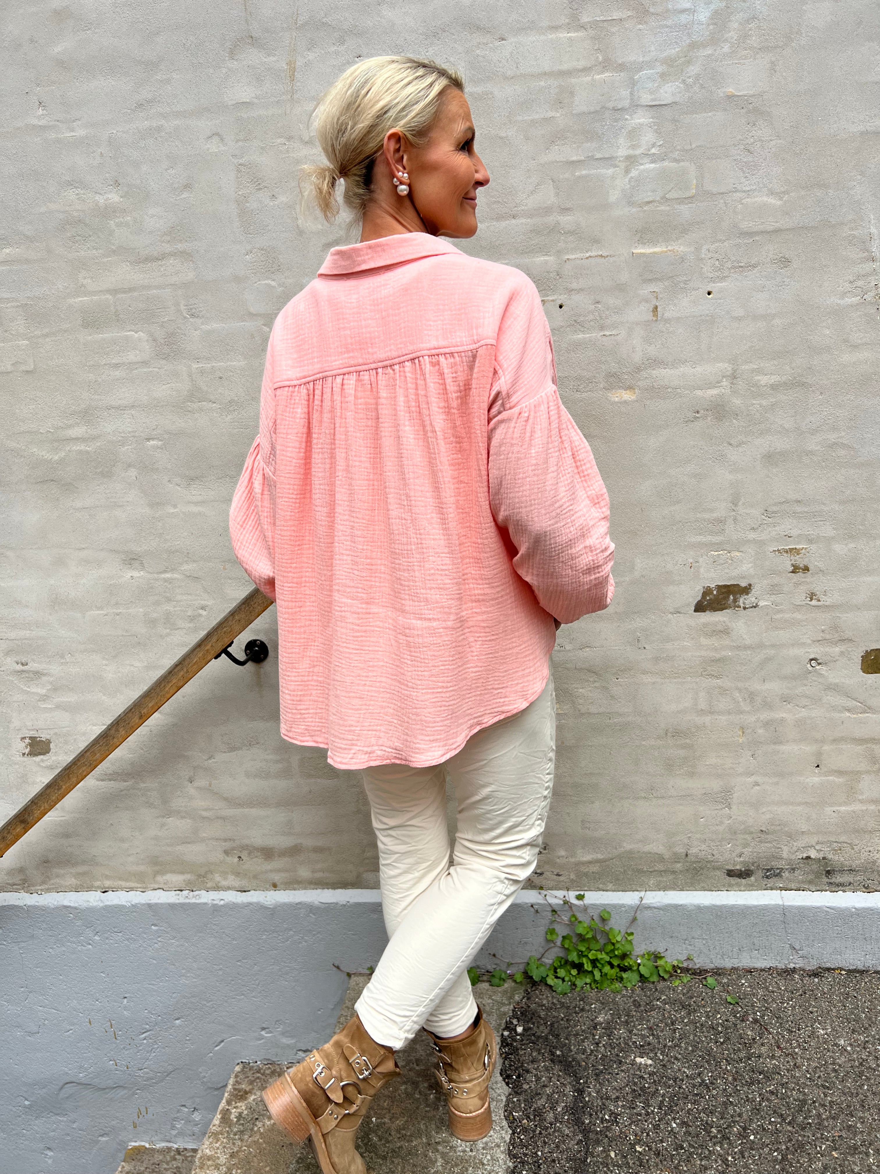 Musy palm shirt coral