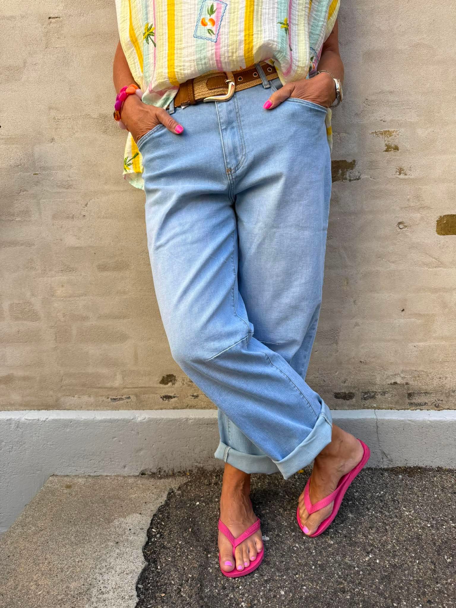 Fanny Jeans - Ljusblå