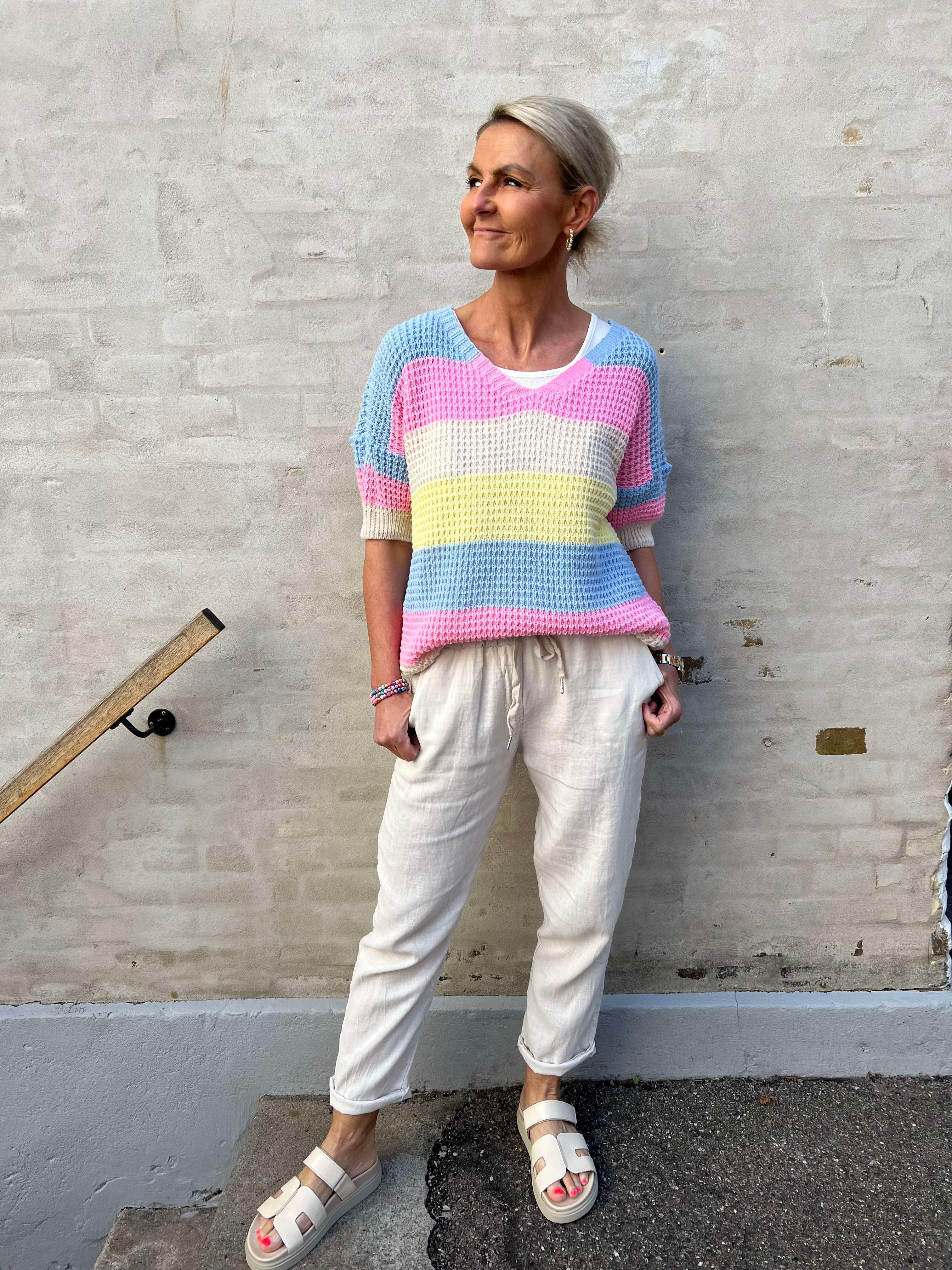 Adela knit celeste