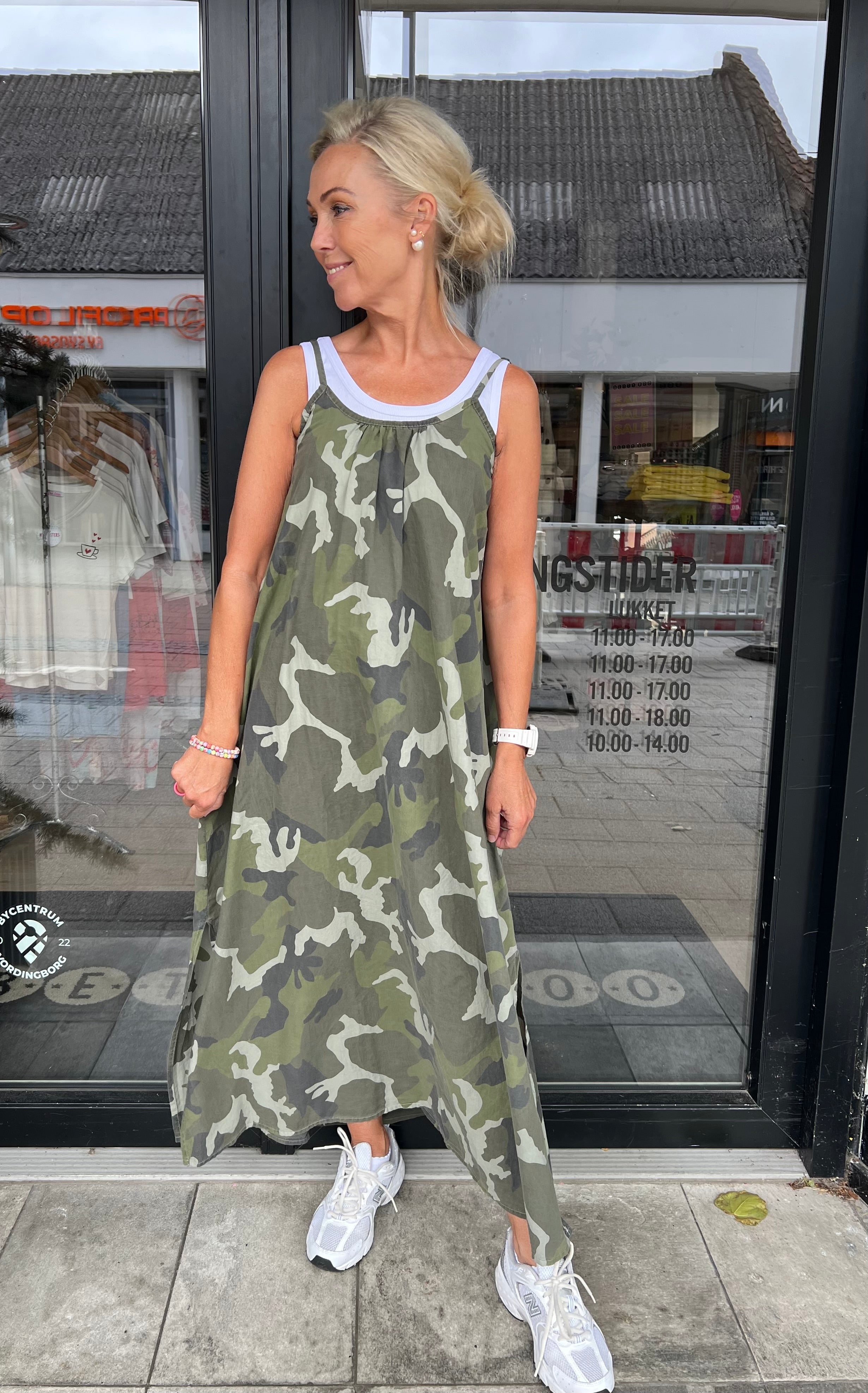 PREORDER-MINNA strap dress - Camoflage