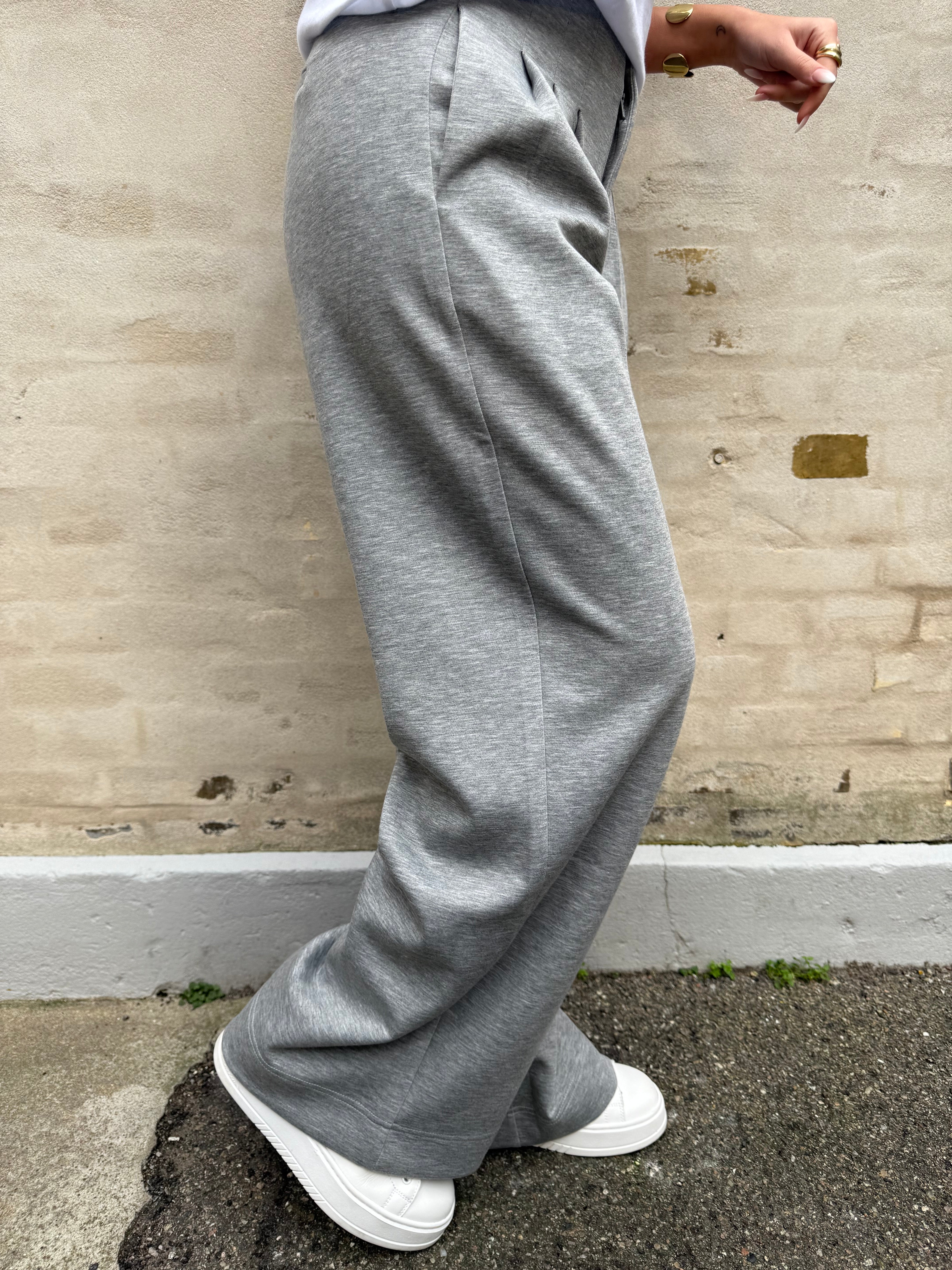 LanceCC Pleat Sweatpant - Grey Melange
