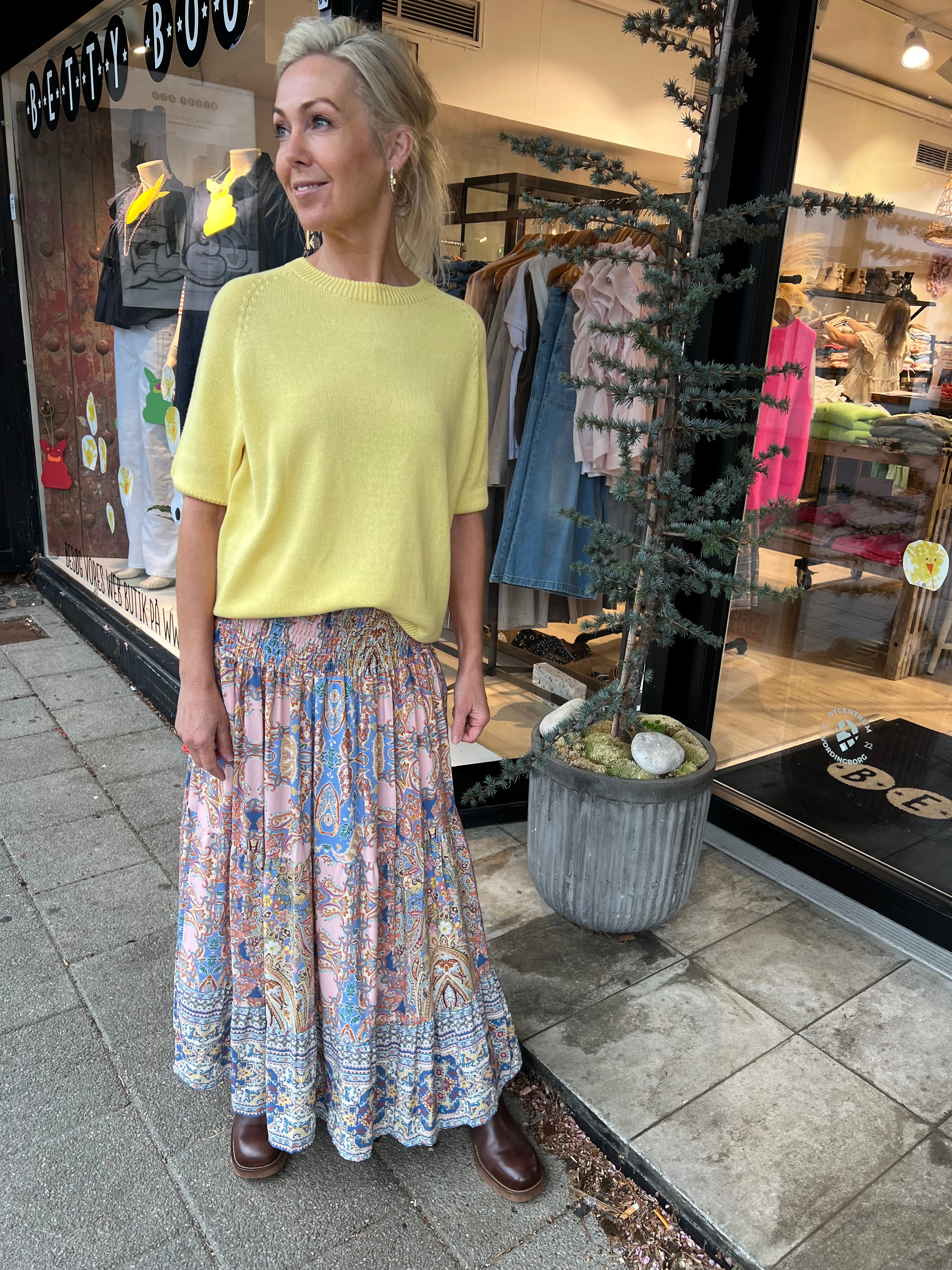 Blanca knit giallo