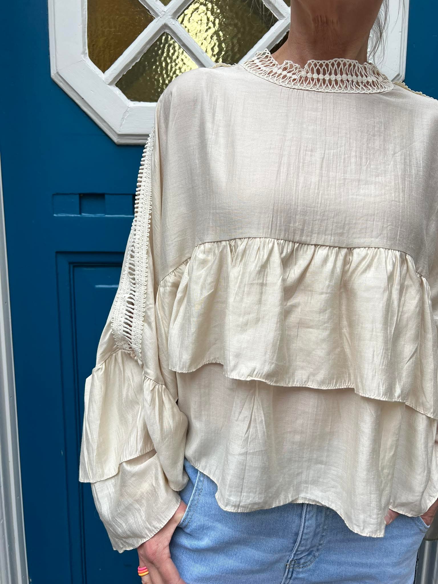 Mari Blouse - Beige