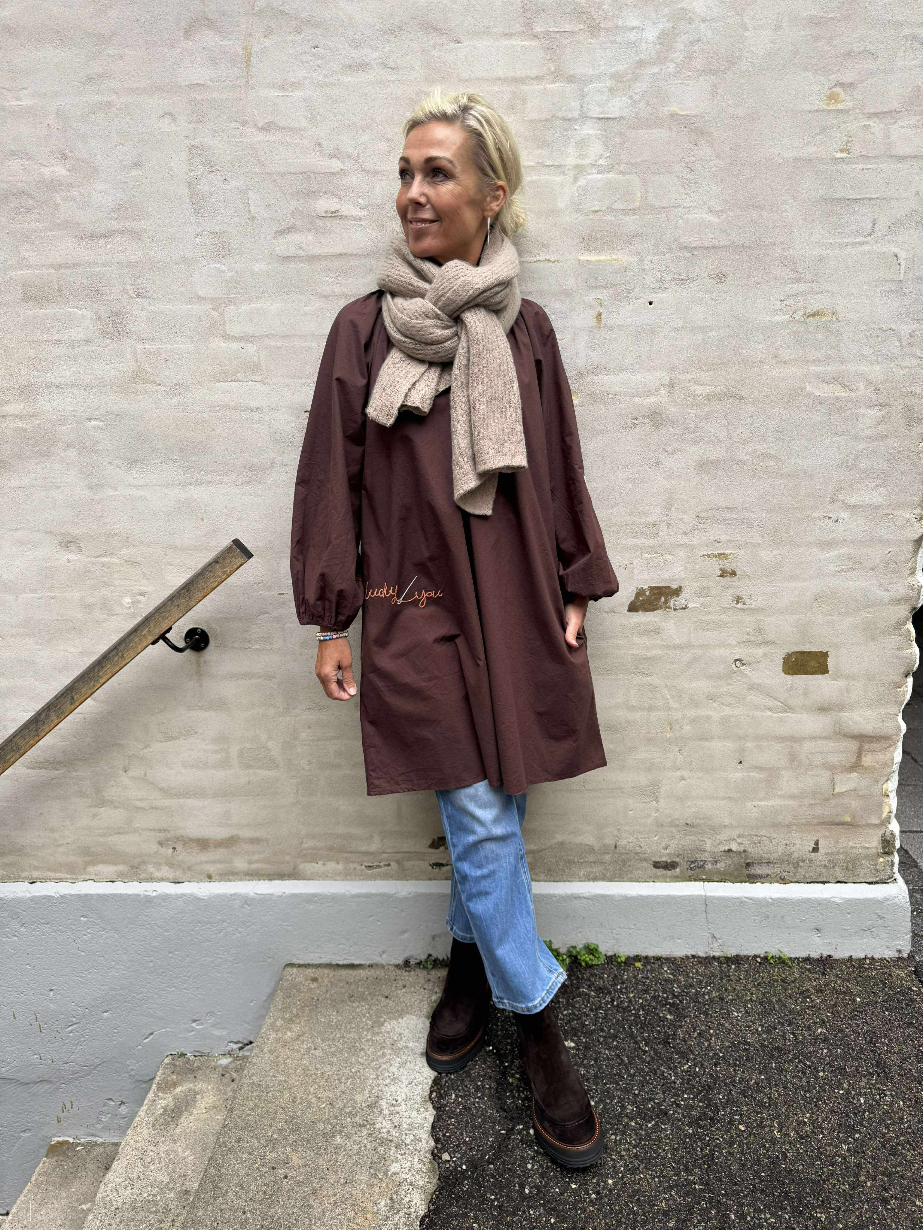 The good luck tunic - Chocolate brown