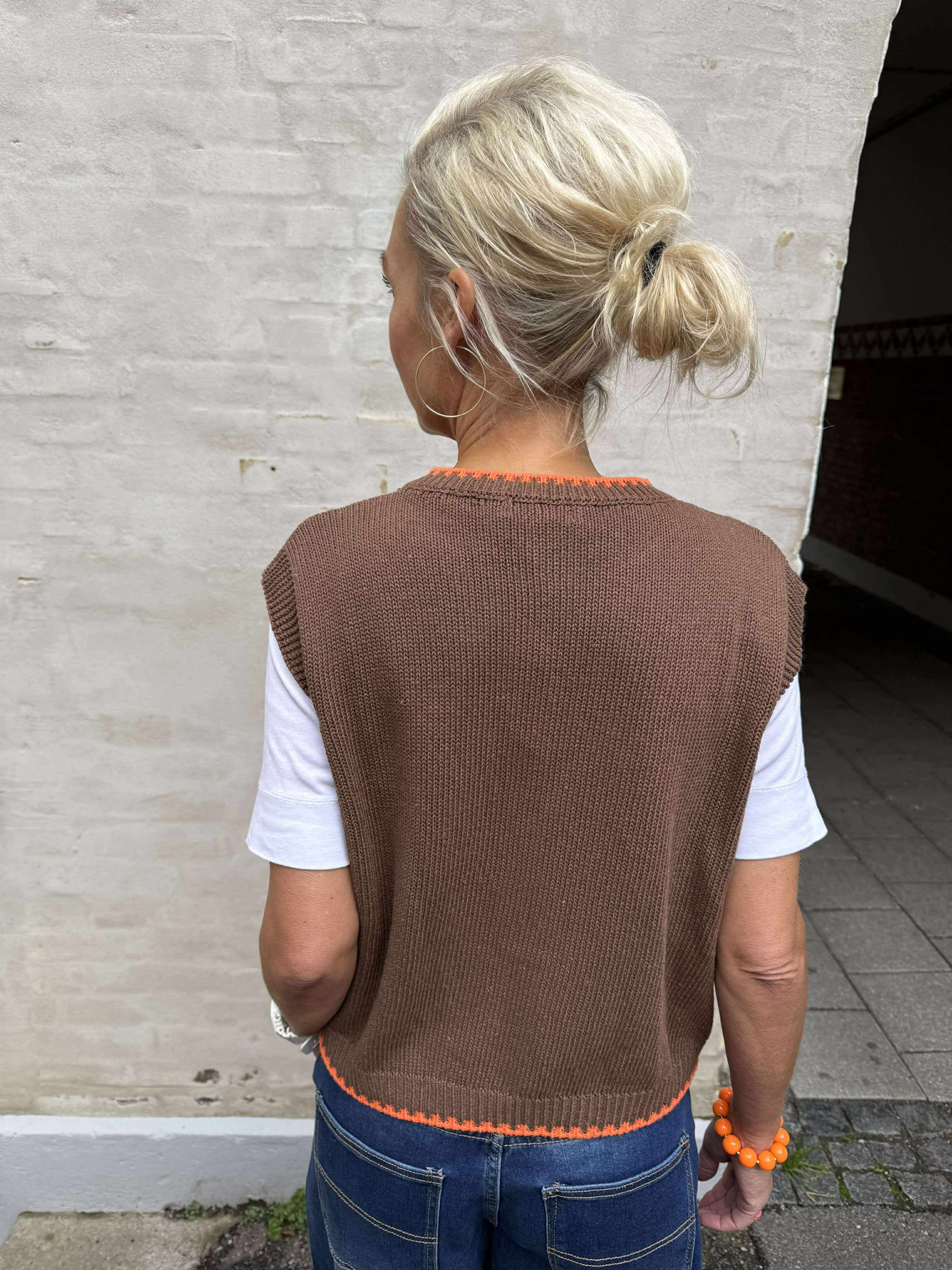 Giletta Vest - Brown