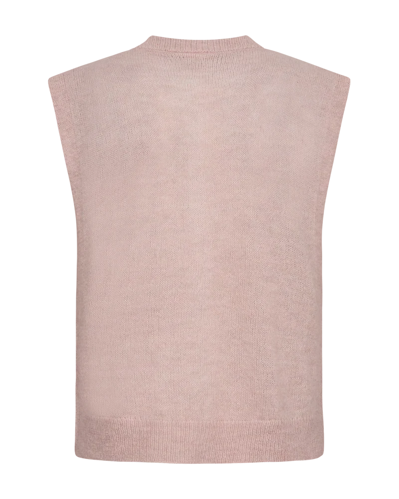 FQDIDO VEST - Pale Mauve Melange