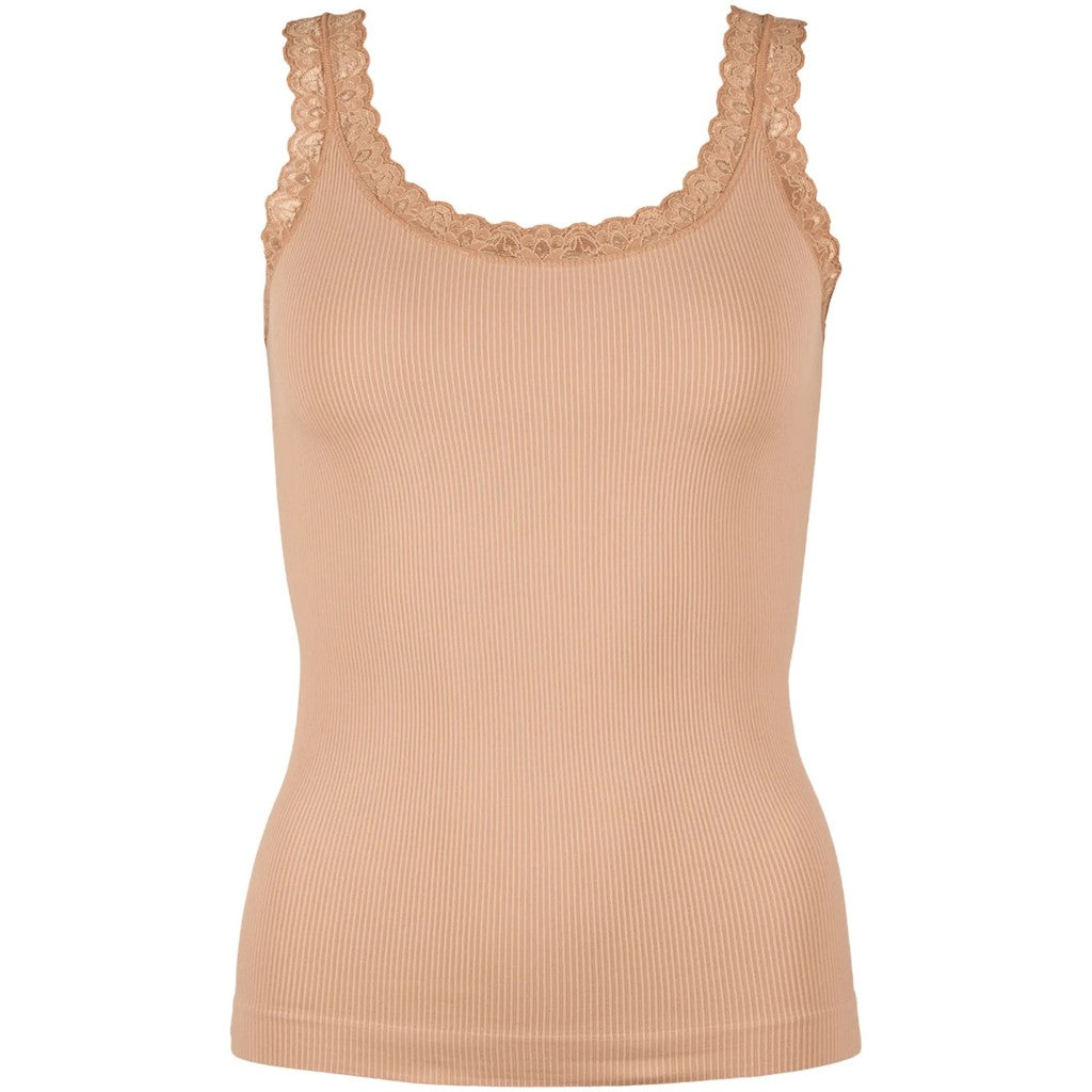 Frida Rib Top - Ivory