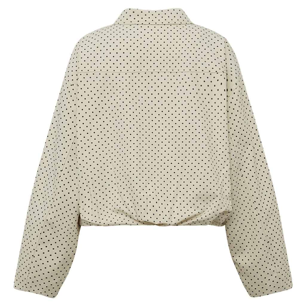 DoveGO Jacket - Creme Black Dots