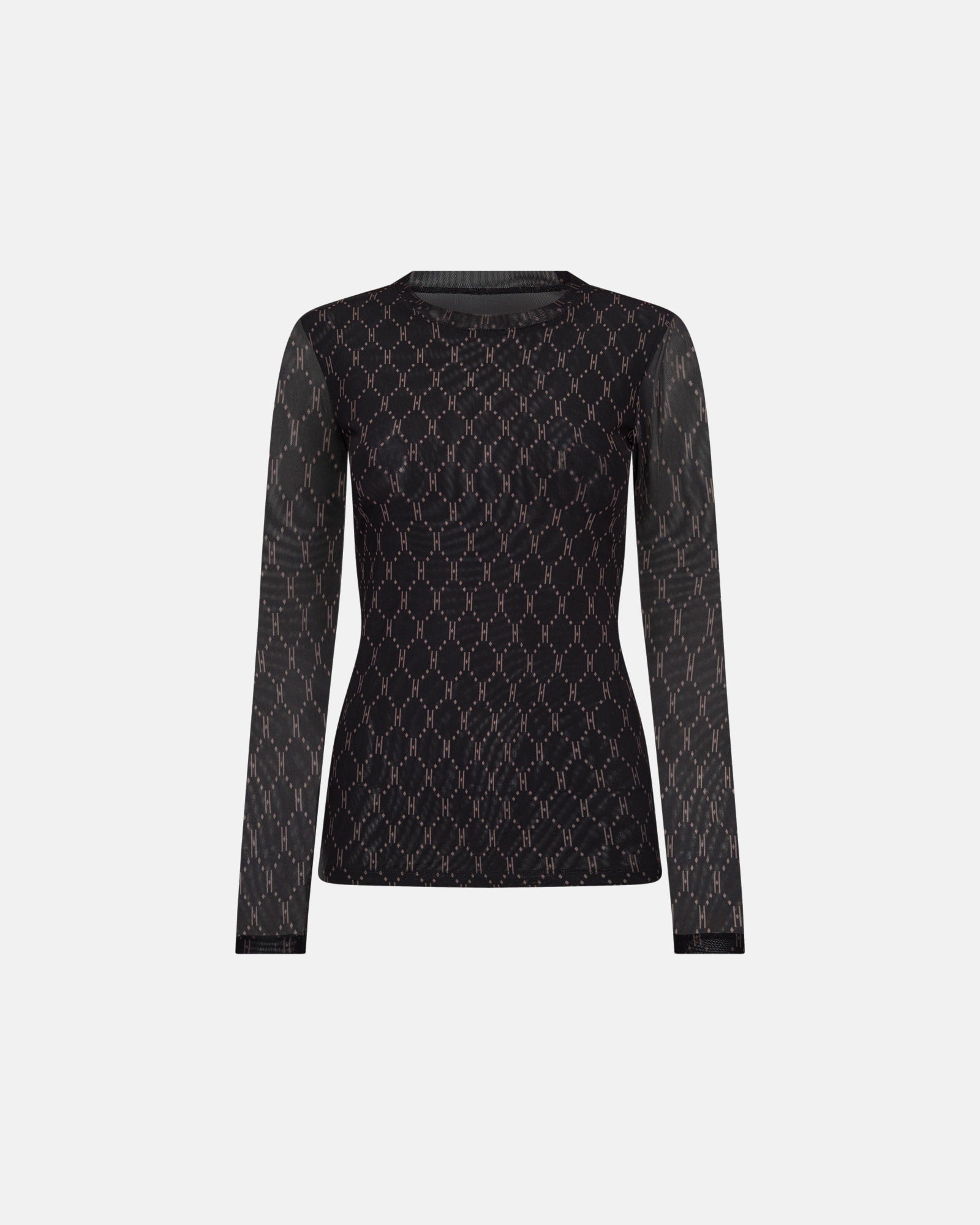 Mesh Blouse - Black
