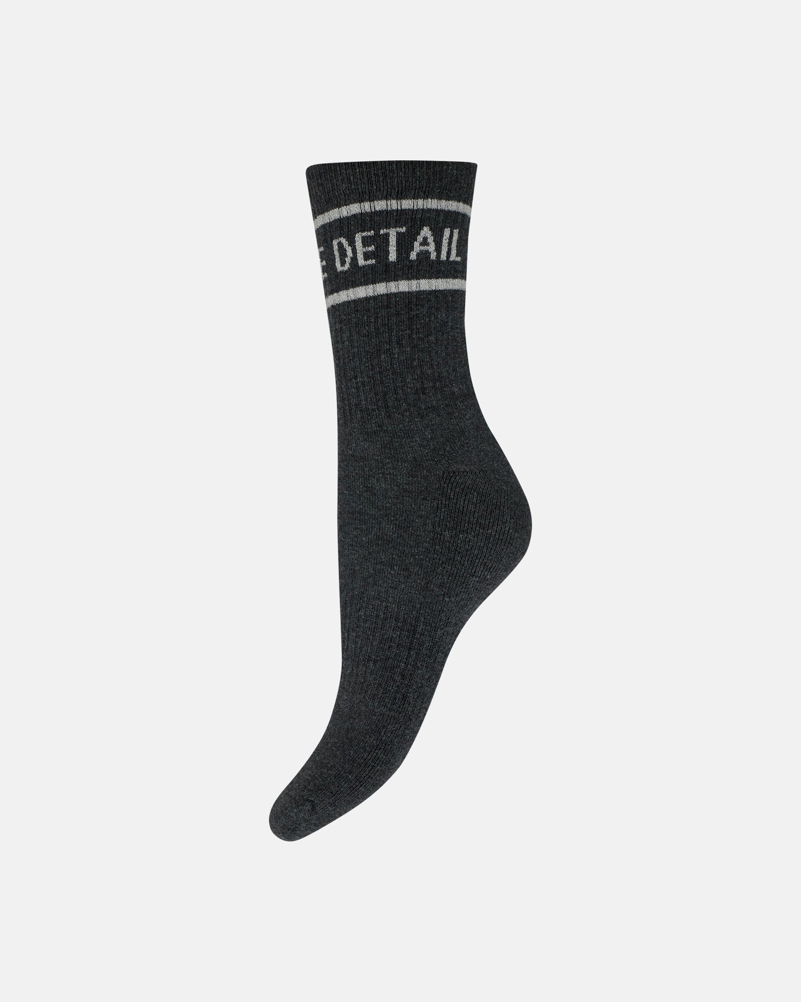 Tennis sock 2-pk - Mørk grå/Lys grå