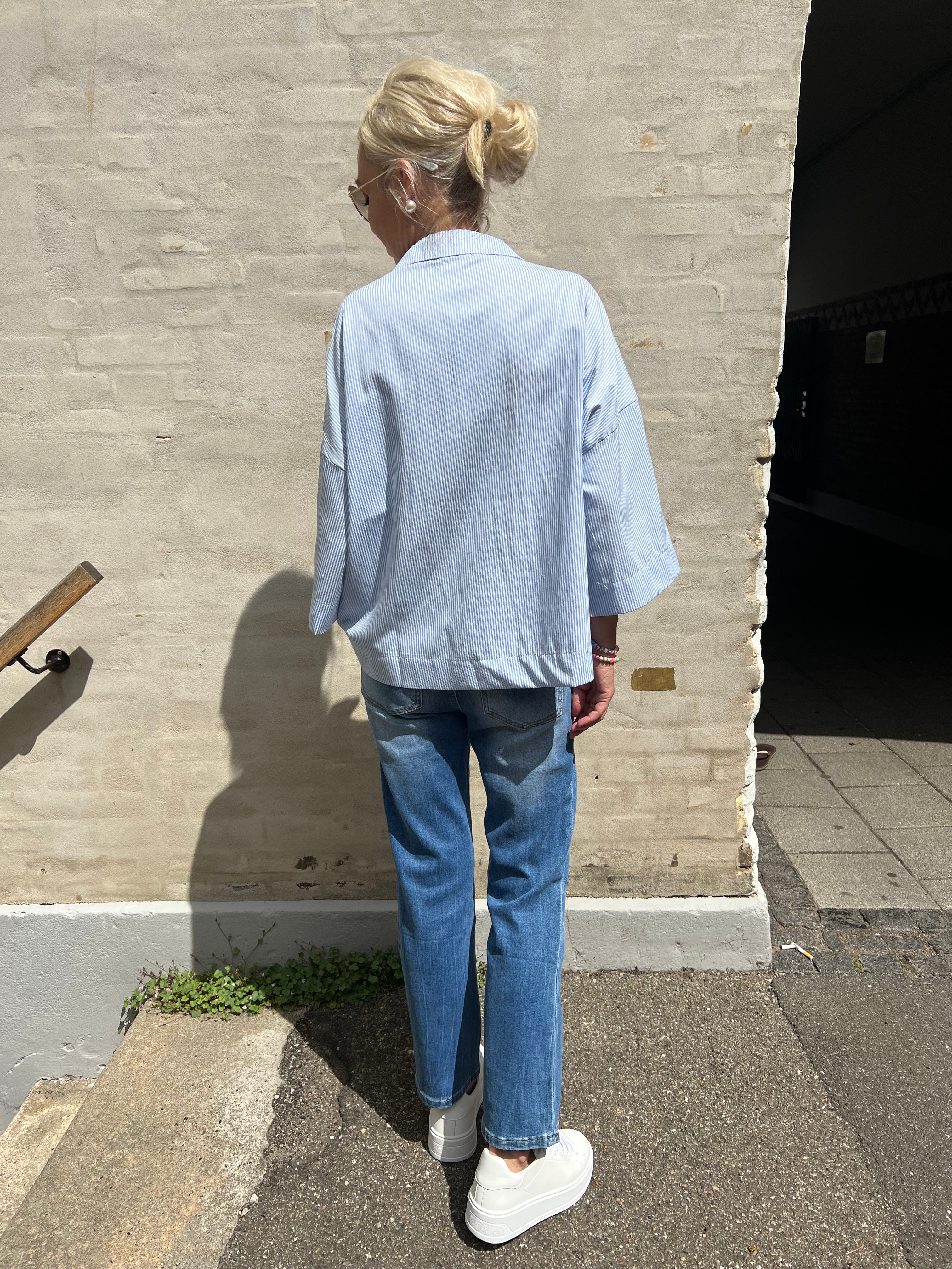 Klara shirt - New blue stripe
