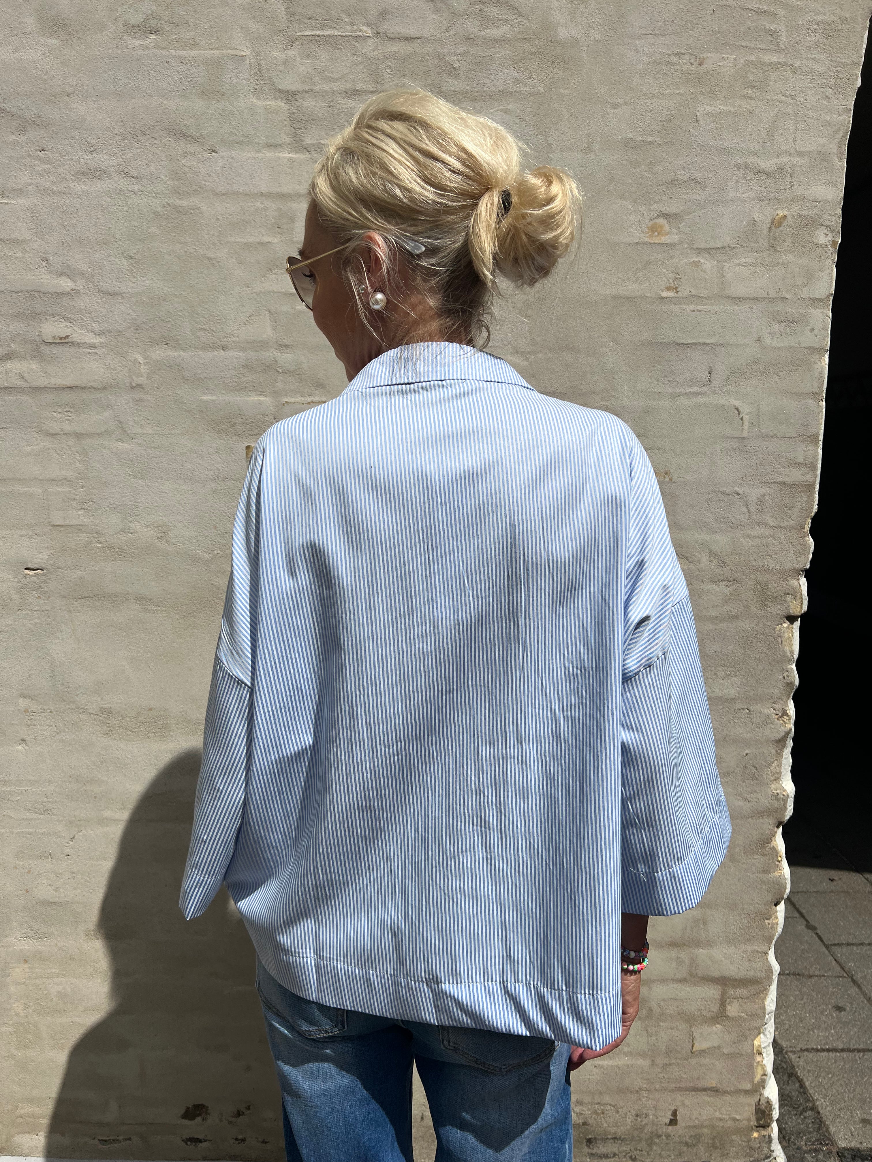 Klara shirt - New blue stripe