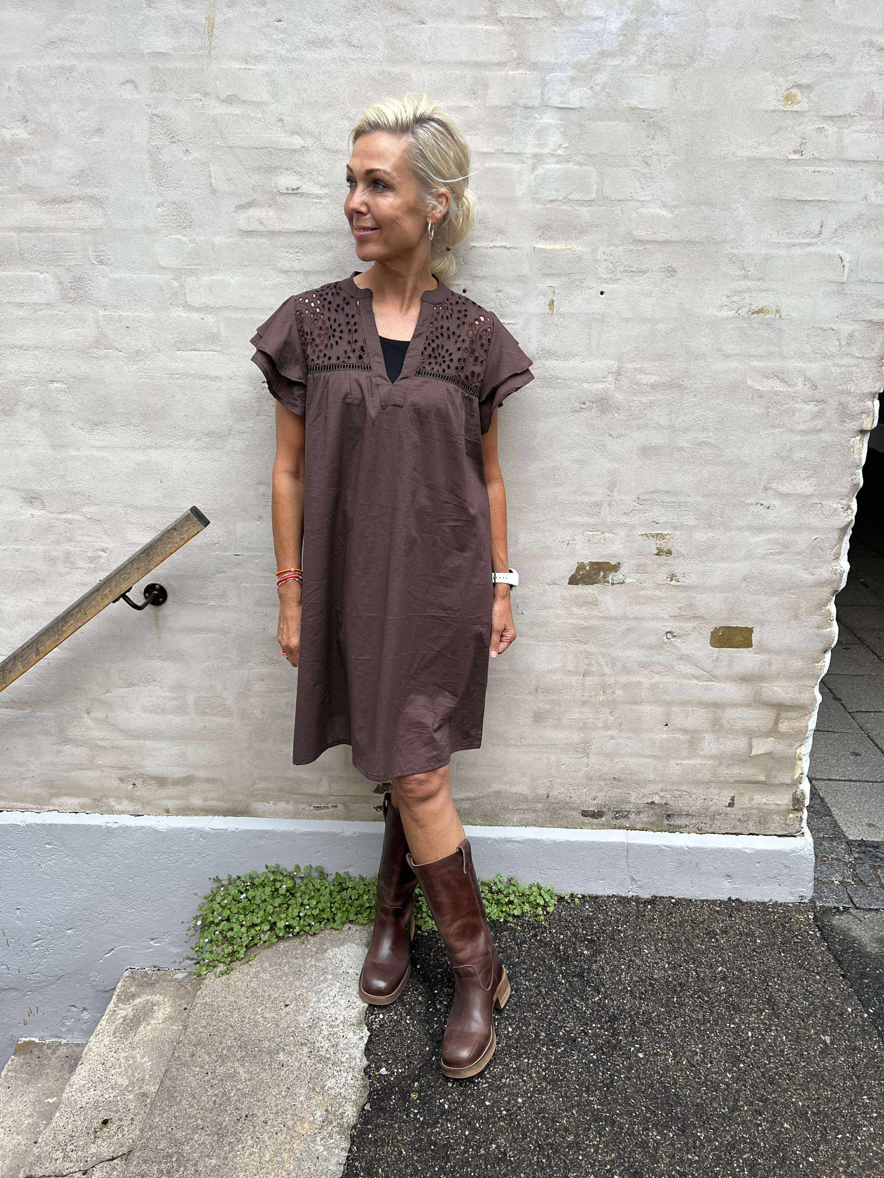 Christel dress - Brown