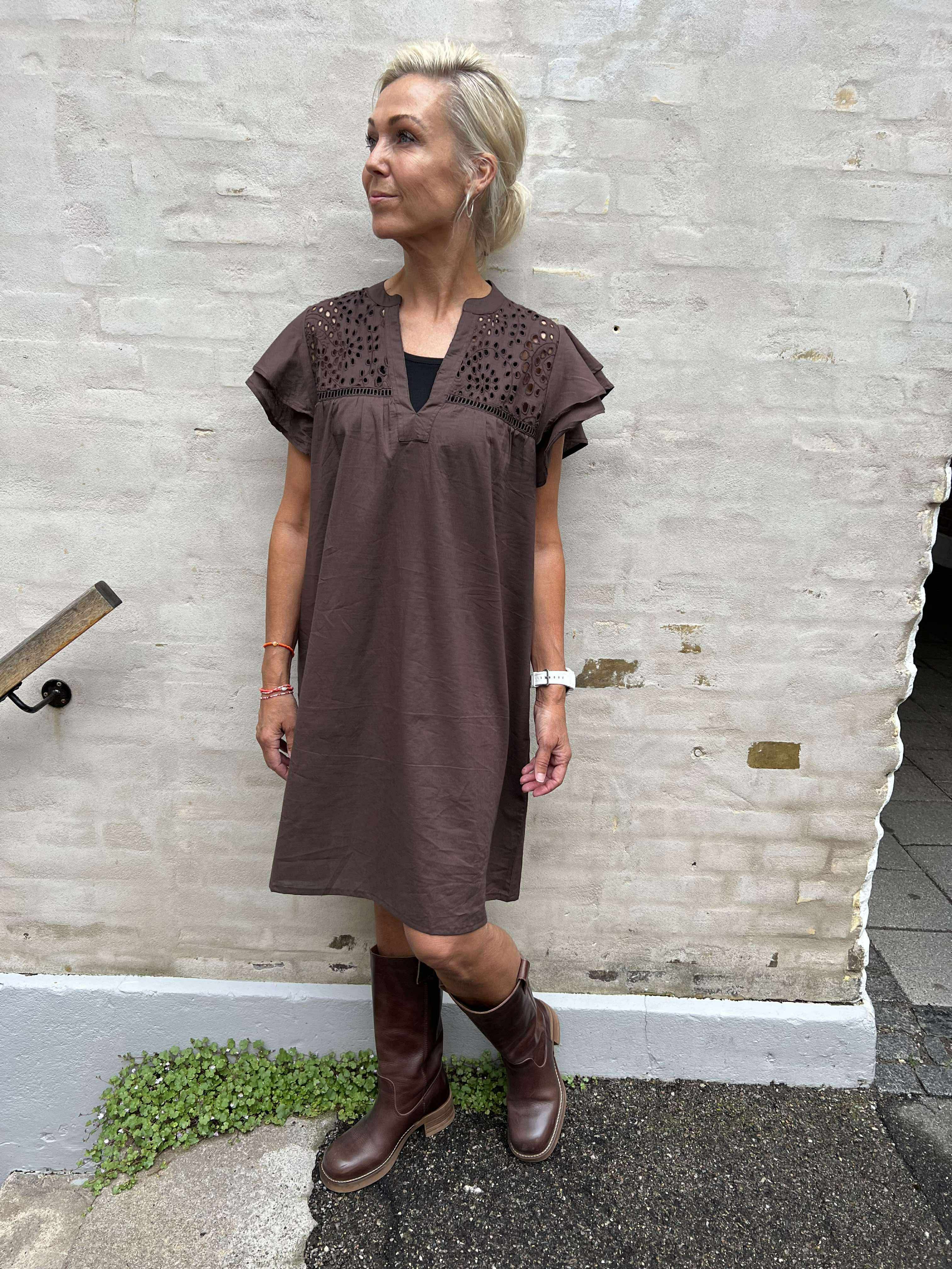 Christel dress - Brown