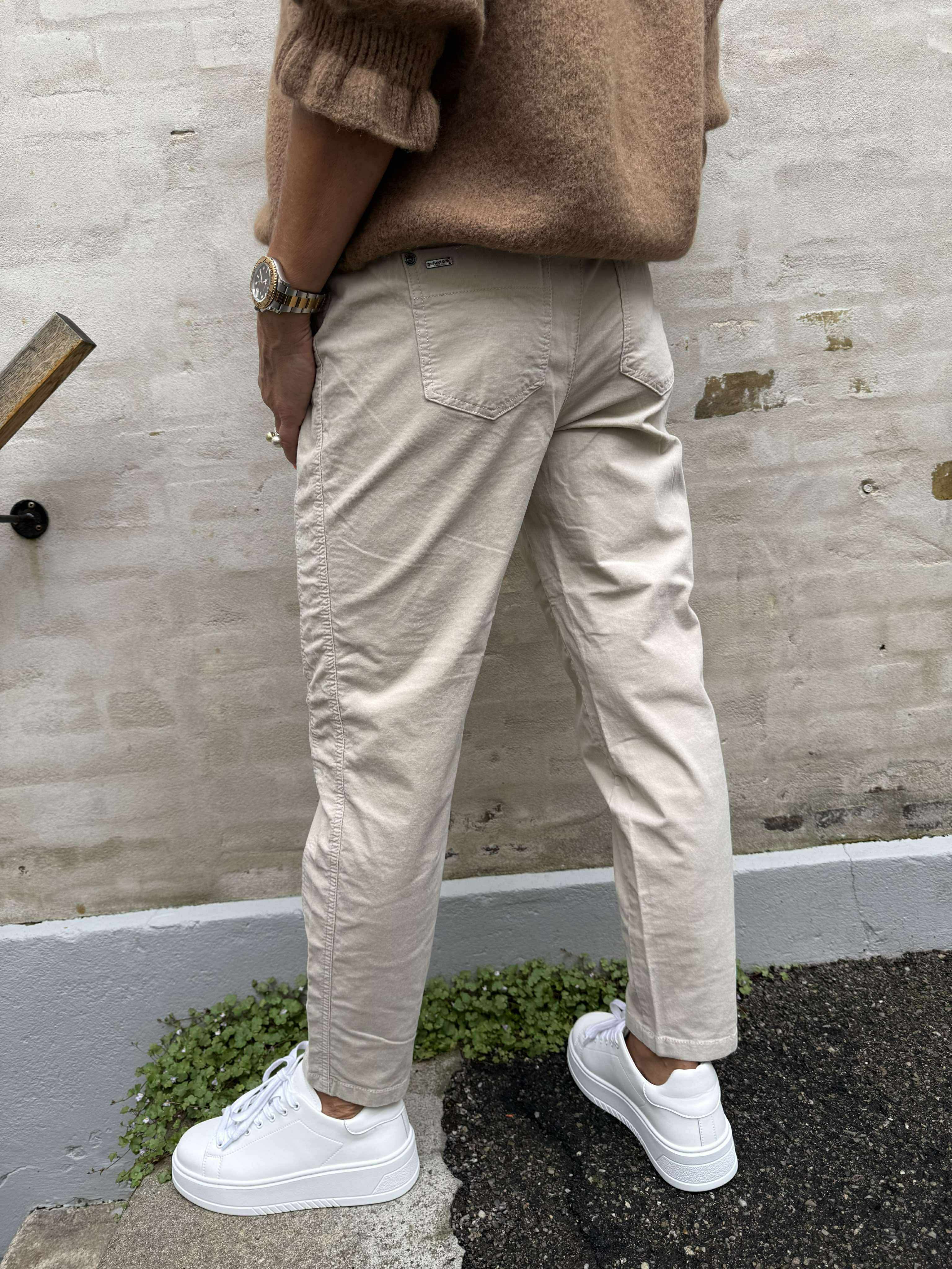 Bonny Corduro bukser - Malted Beige