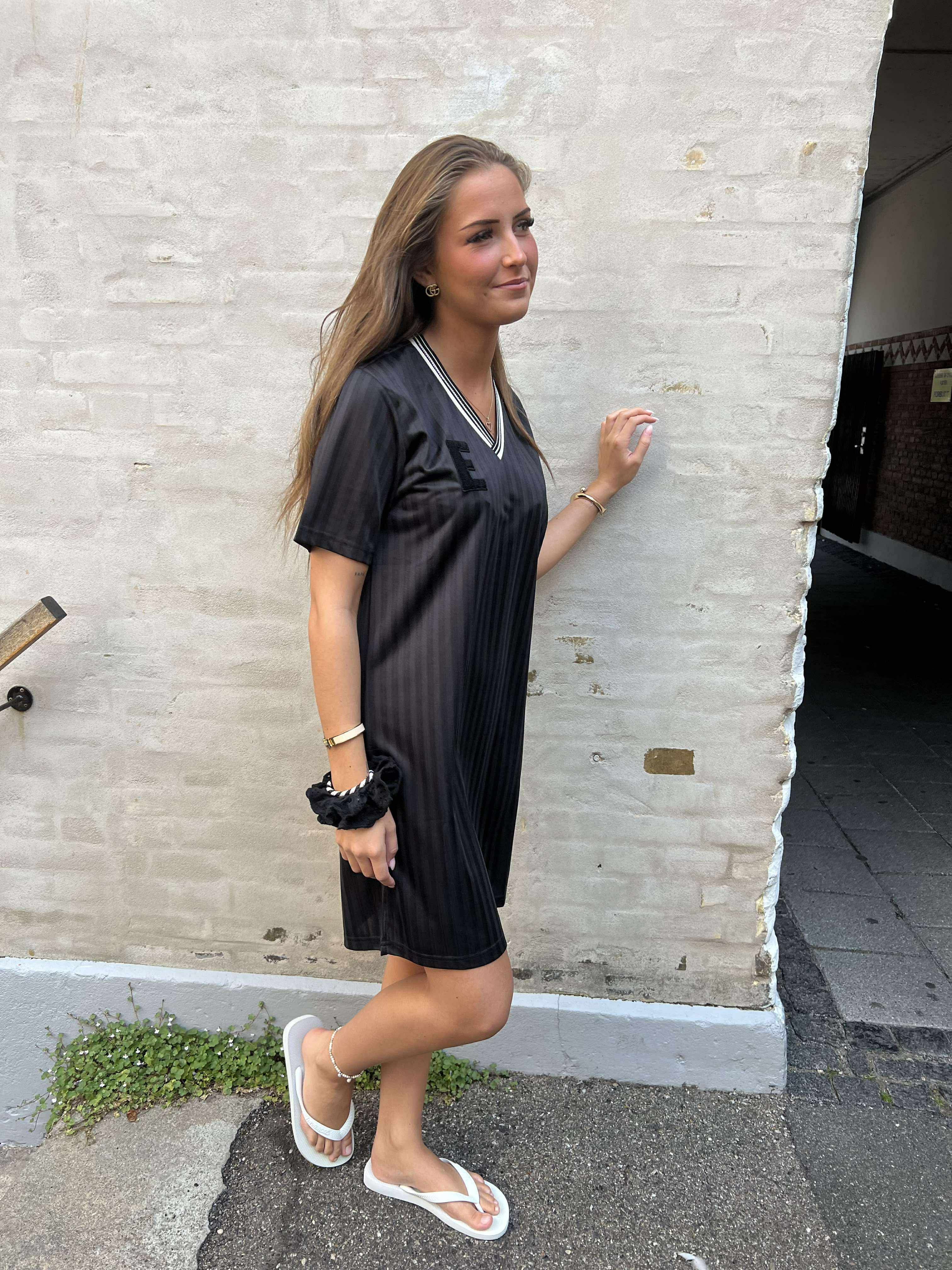 FELIA-SS.DRESS - Black Simili