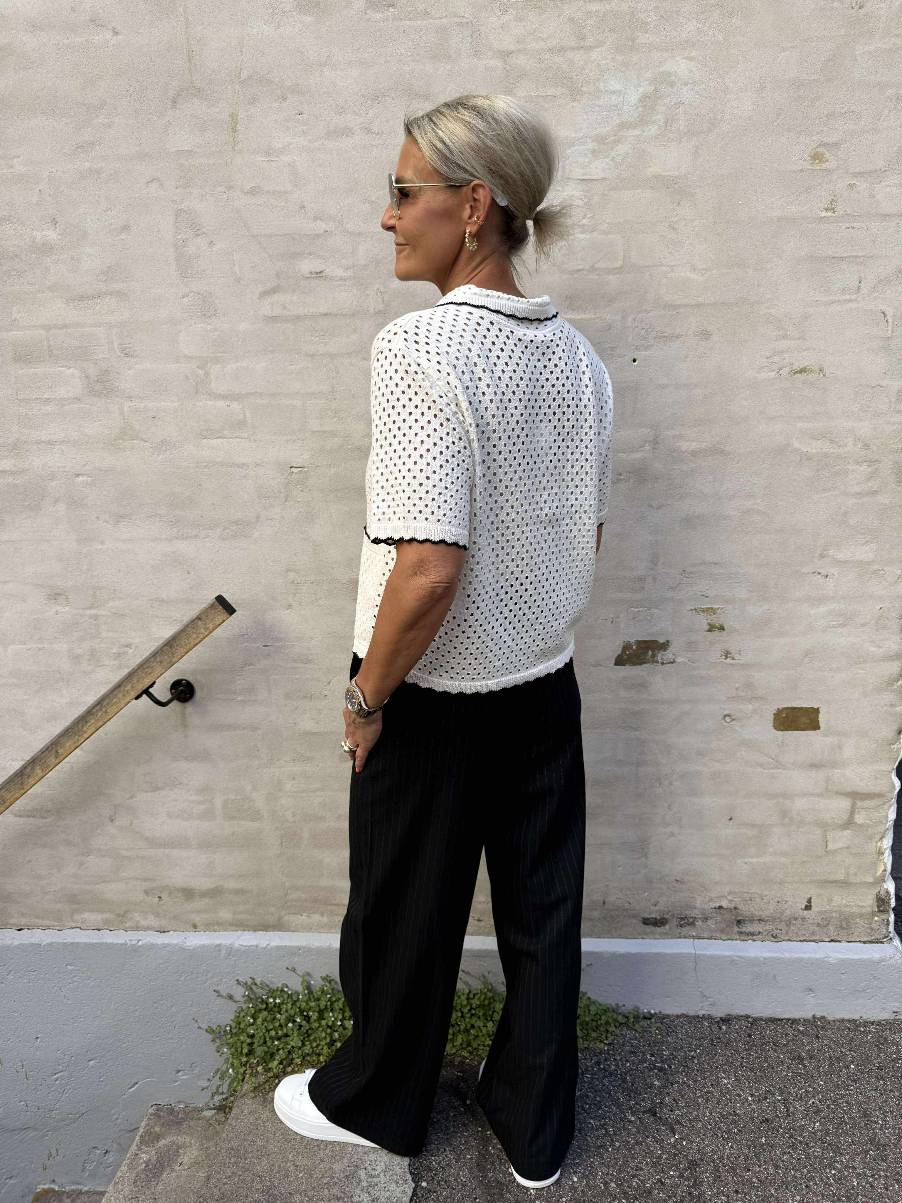 Lisa WIDE pant - Black/Grey
