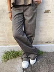 Lisa WIDE pant - Black/Humus