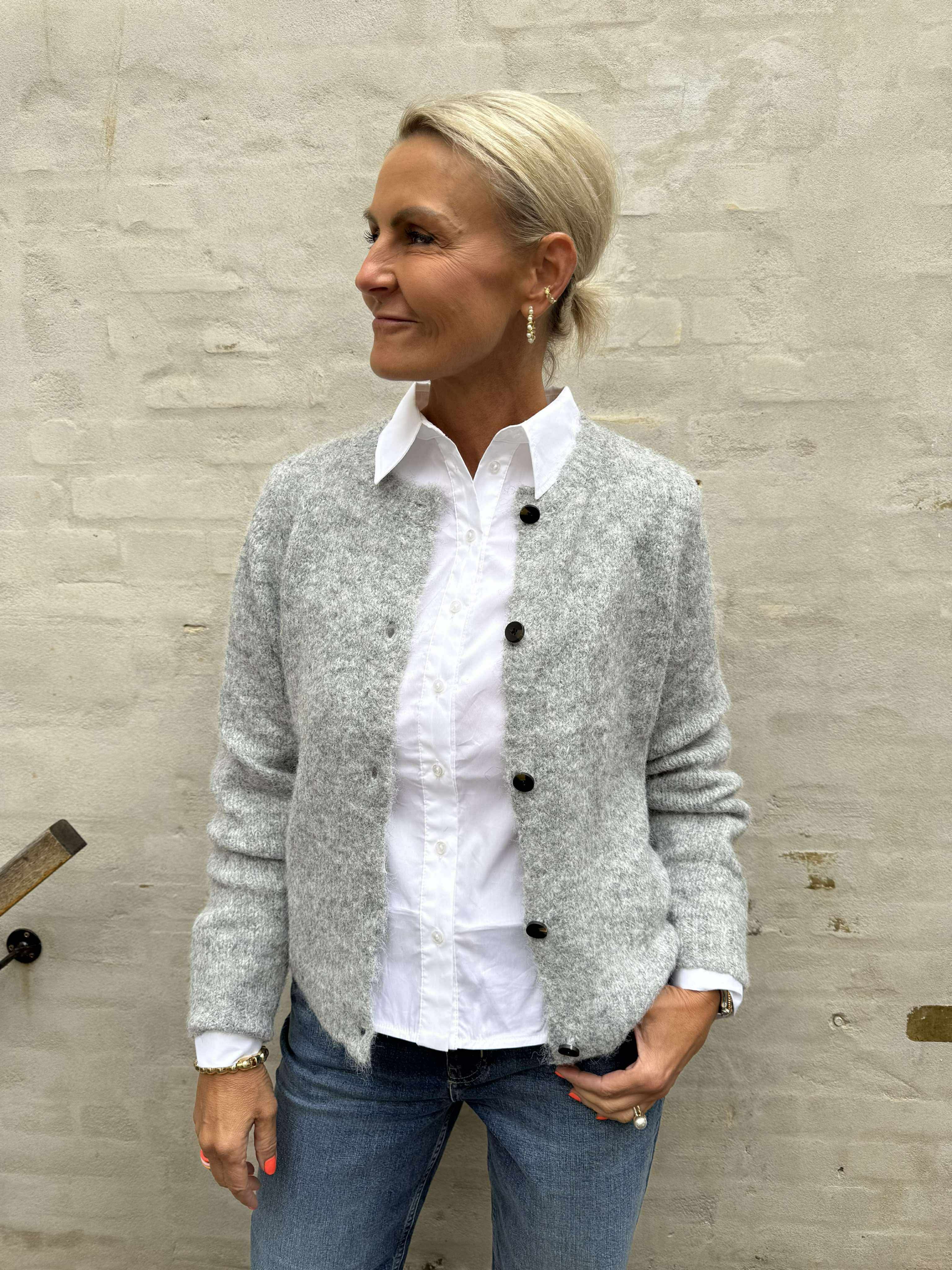 Sannacc Bell Sleeve Shirt White