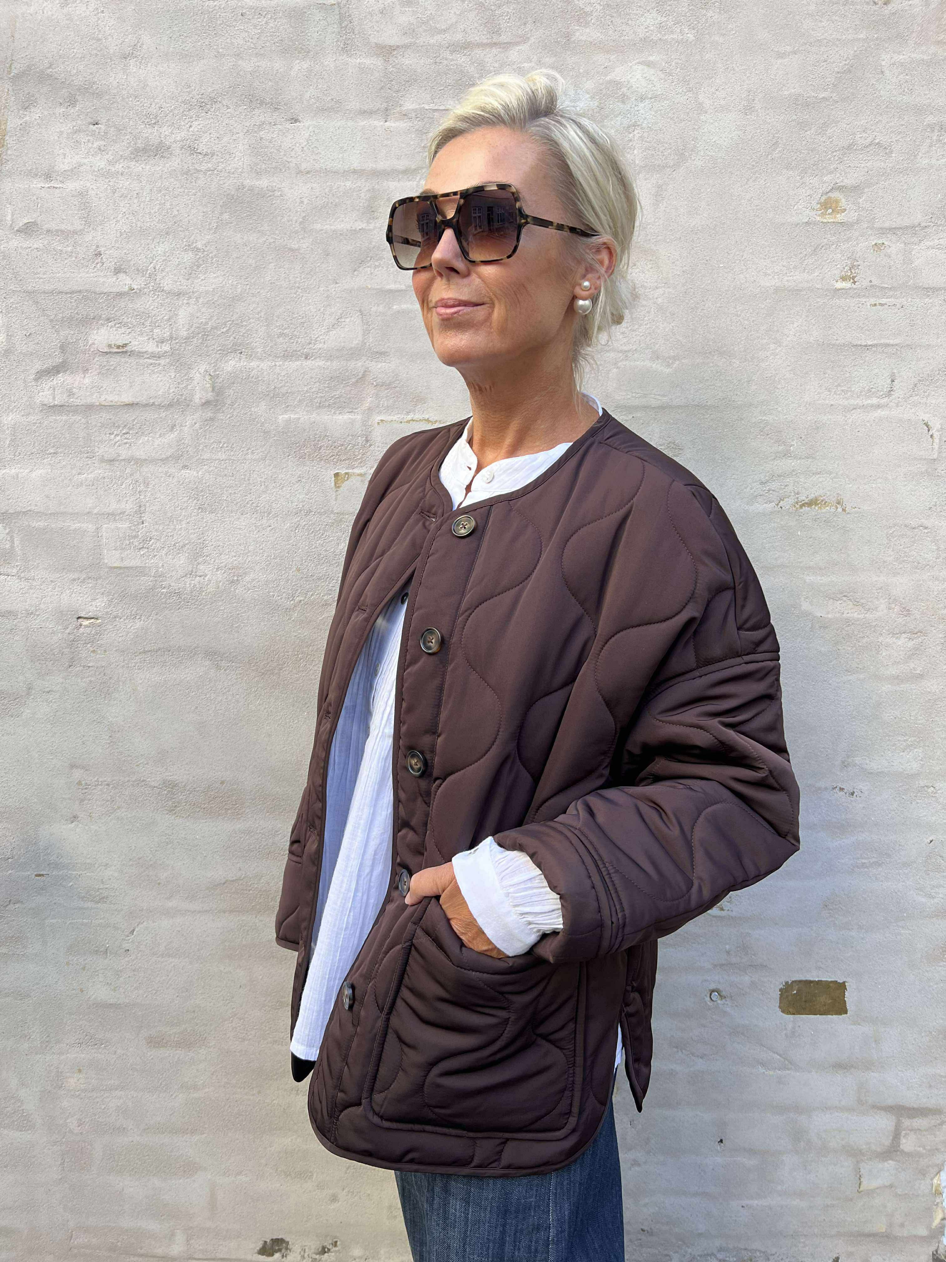 ALLIE QUILTED JACKET - Java