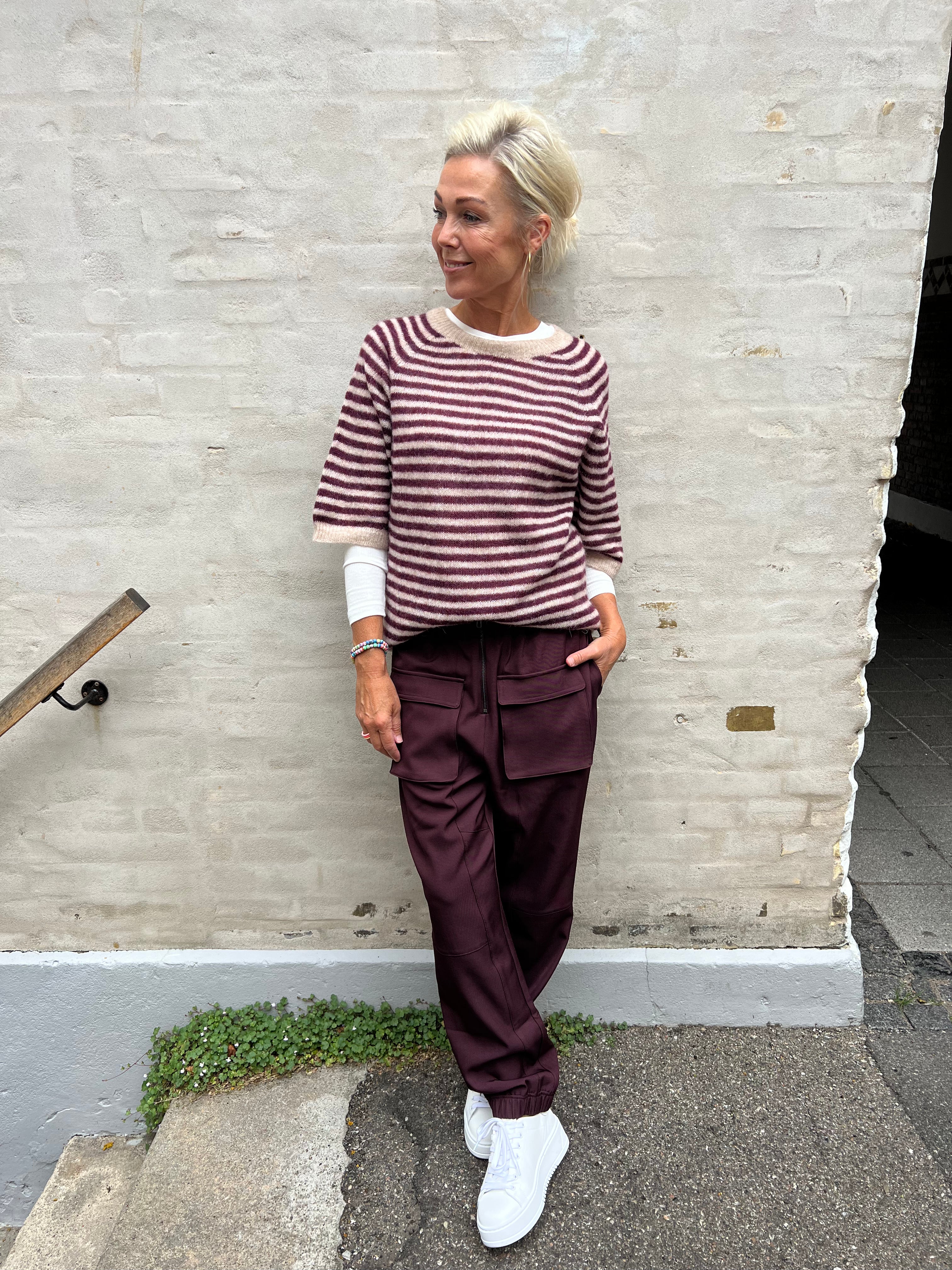 DELL striped jumper - Plum