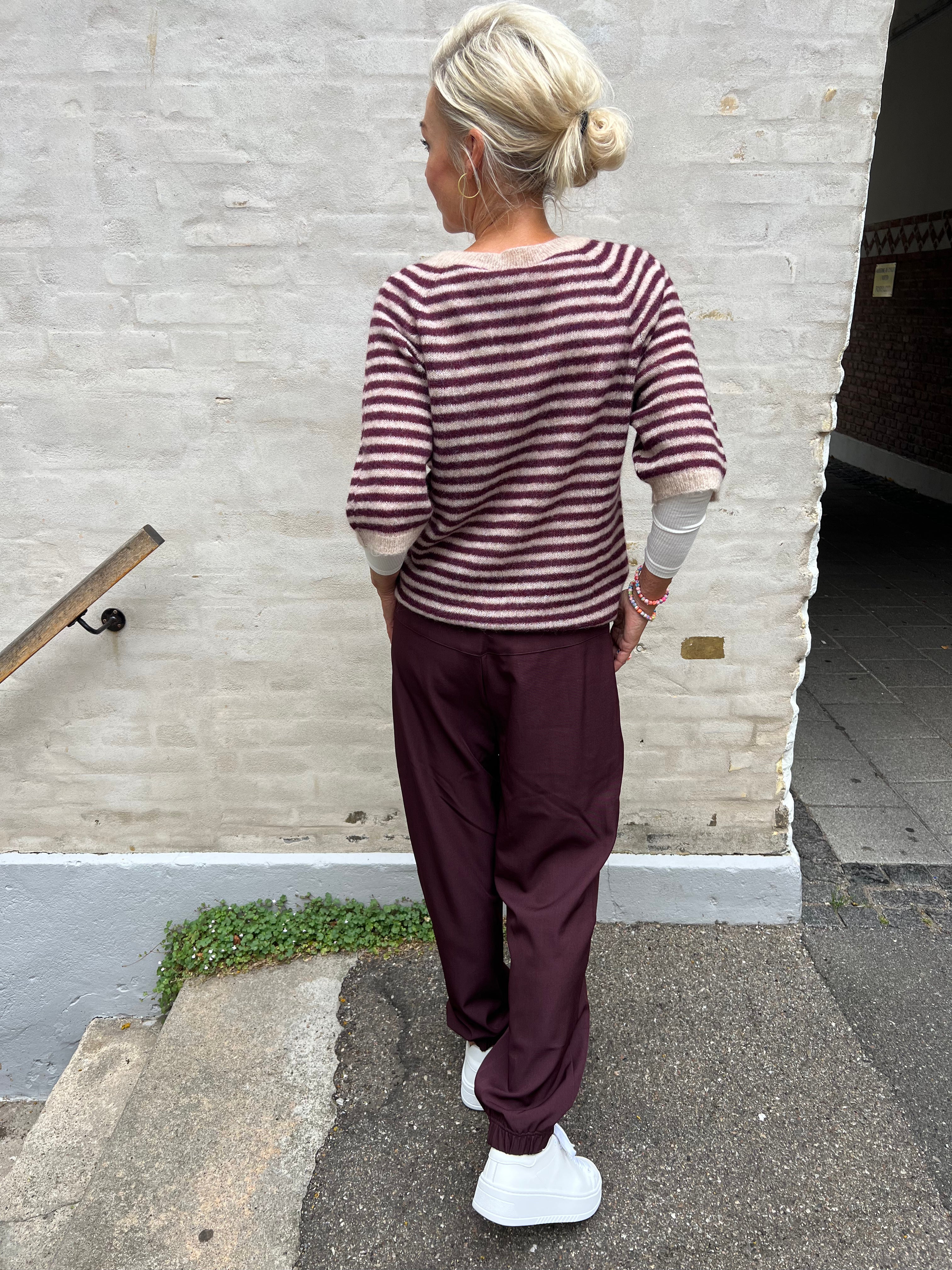 DELL striped jumper - Plum