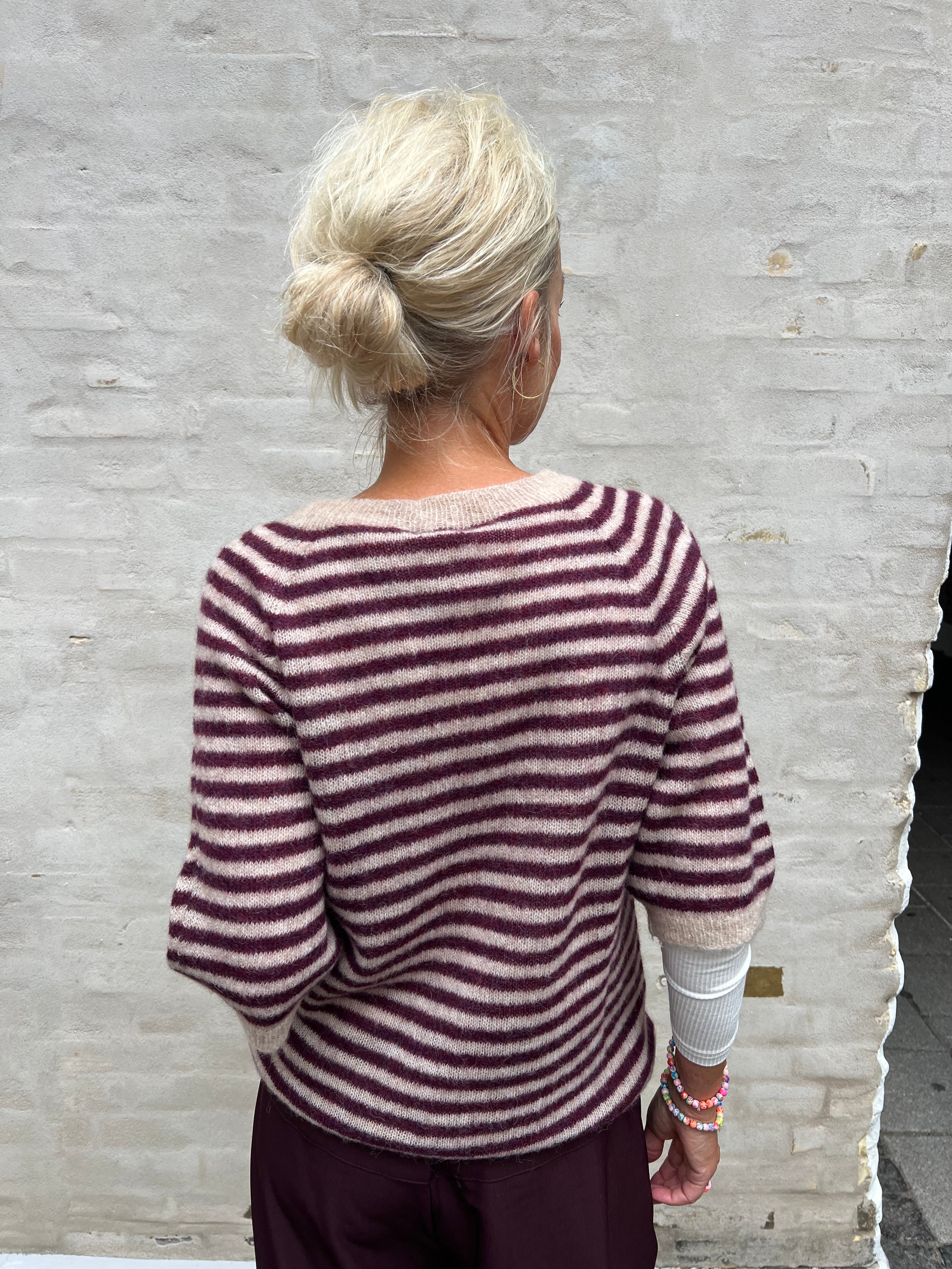 DELL striped jumper - Plum