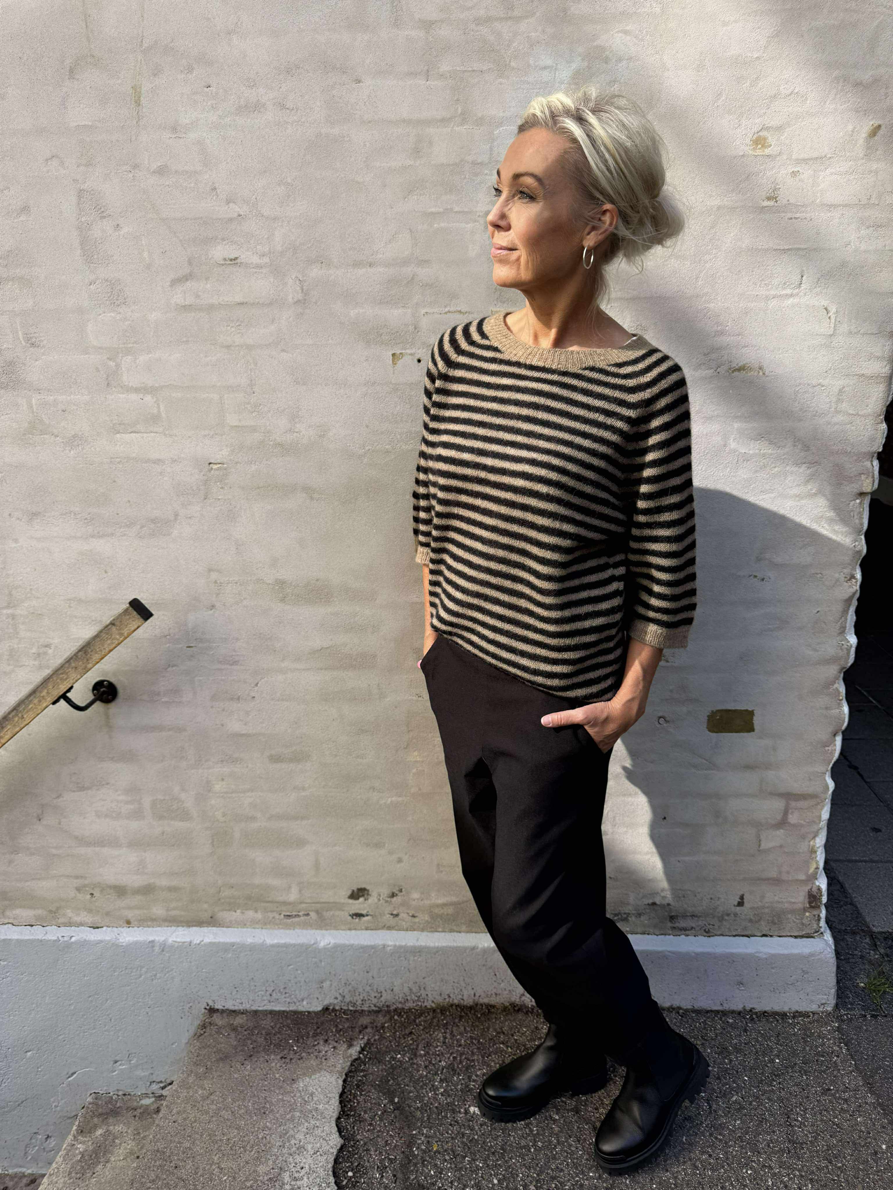 BEVERLY barrel pant - Black