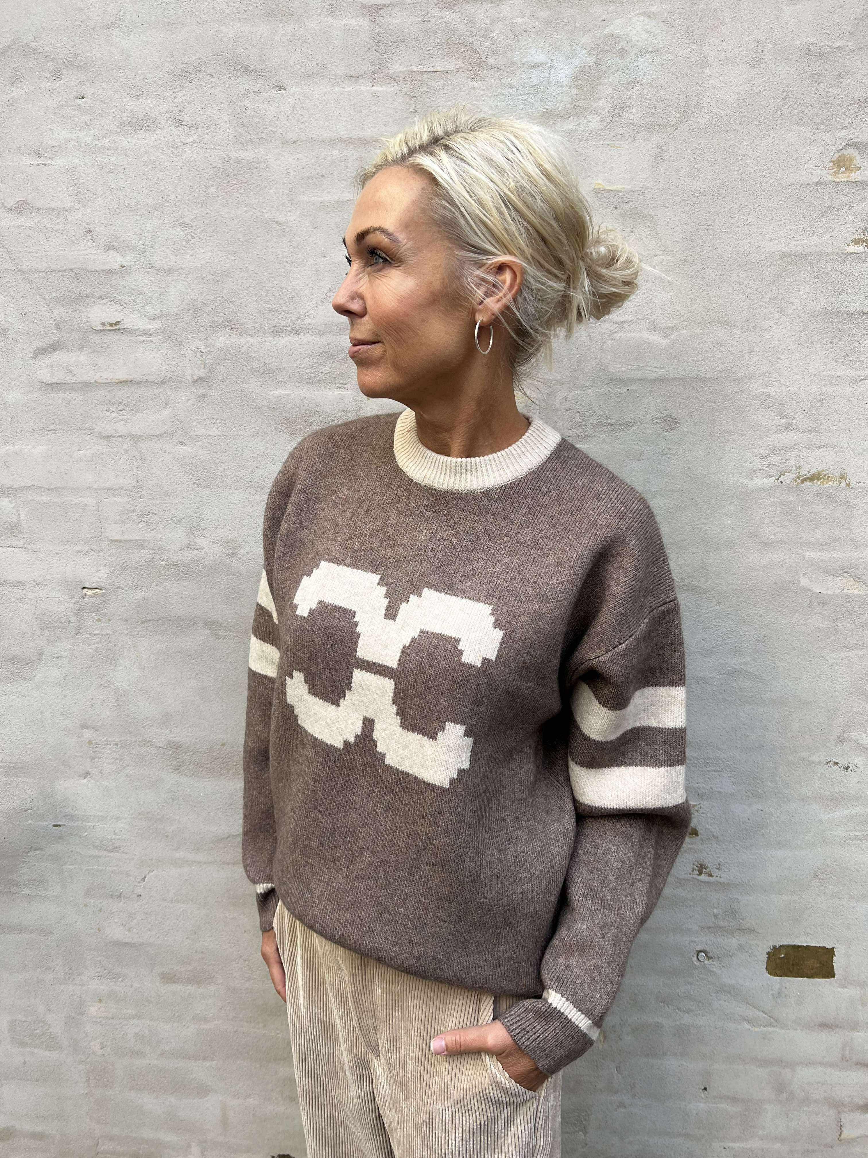 RowCC Coco Logo Knit - Walnut