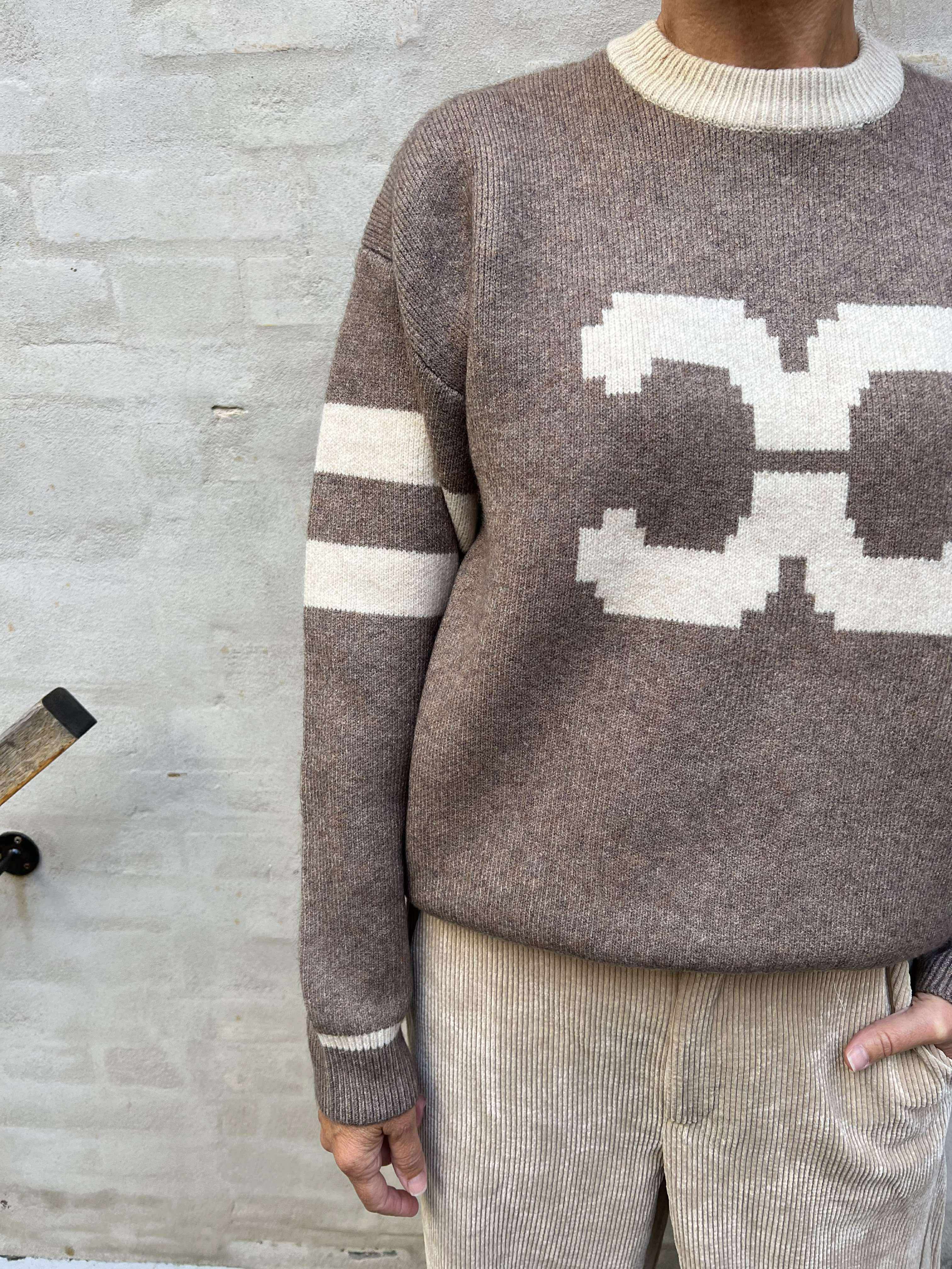 RowCC Coco Logo Knit - Walnut