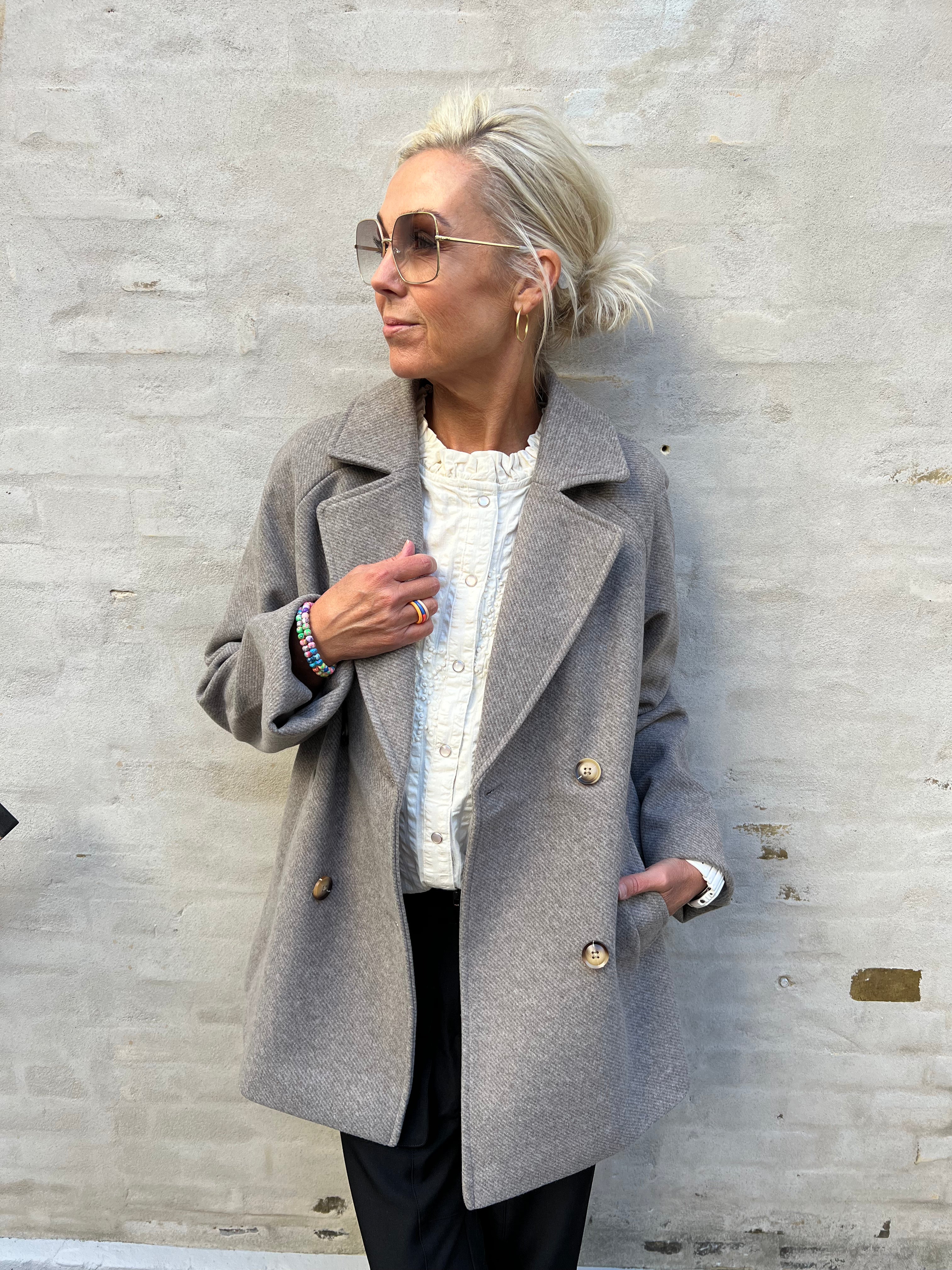 MARBEL COAT - Morel