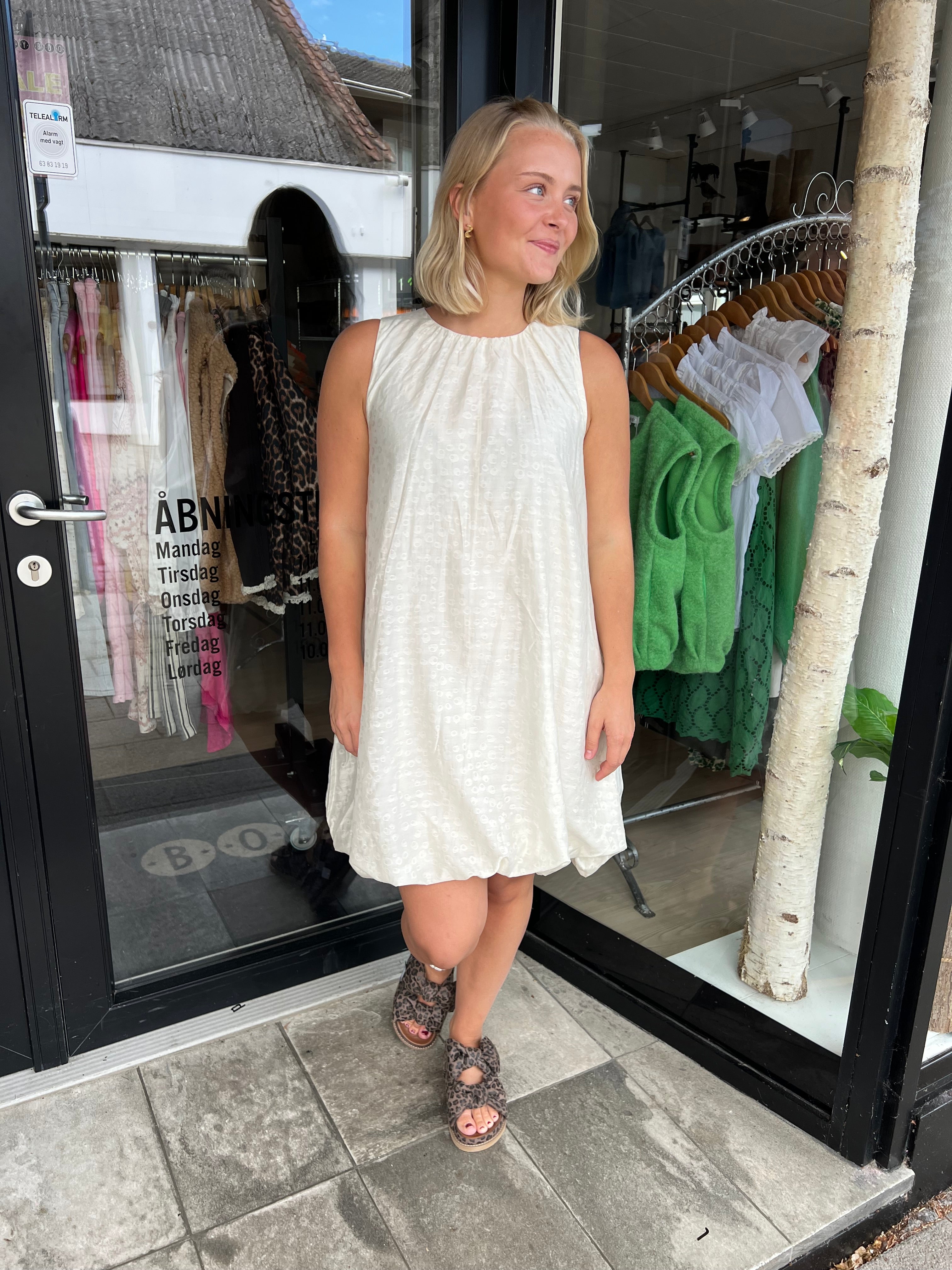 Lucca Bubblehem Dress - Birch