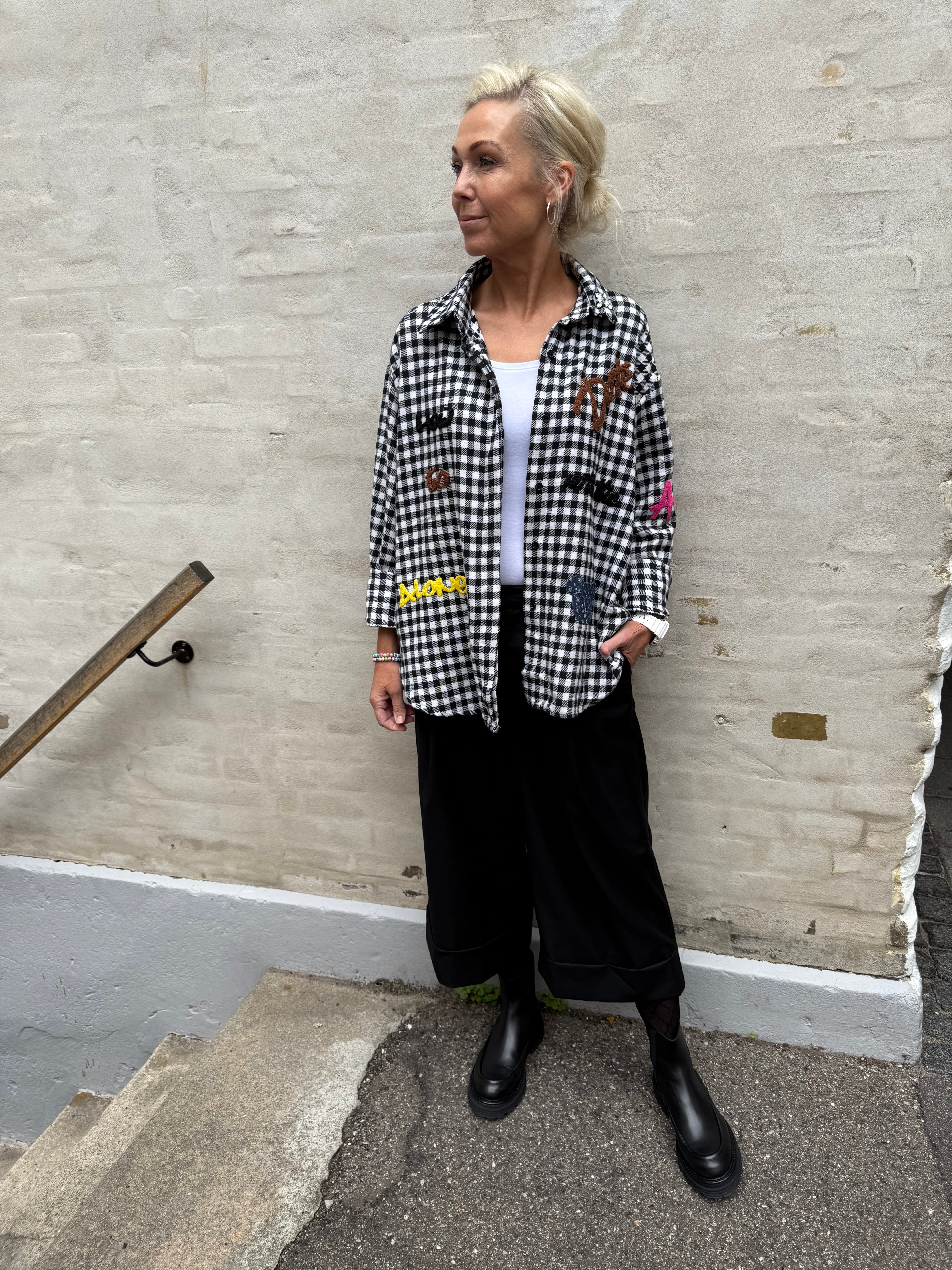 How to date Skjorte - Black Check