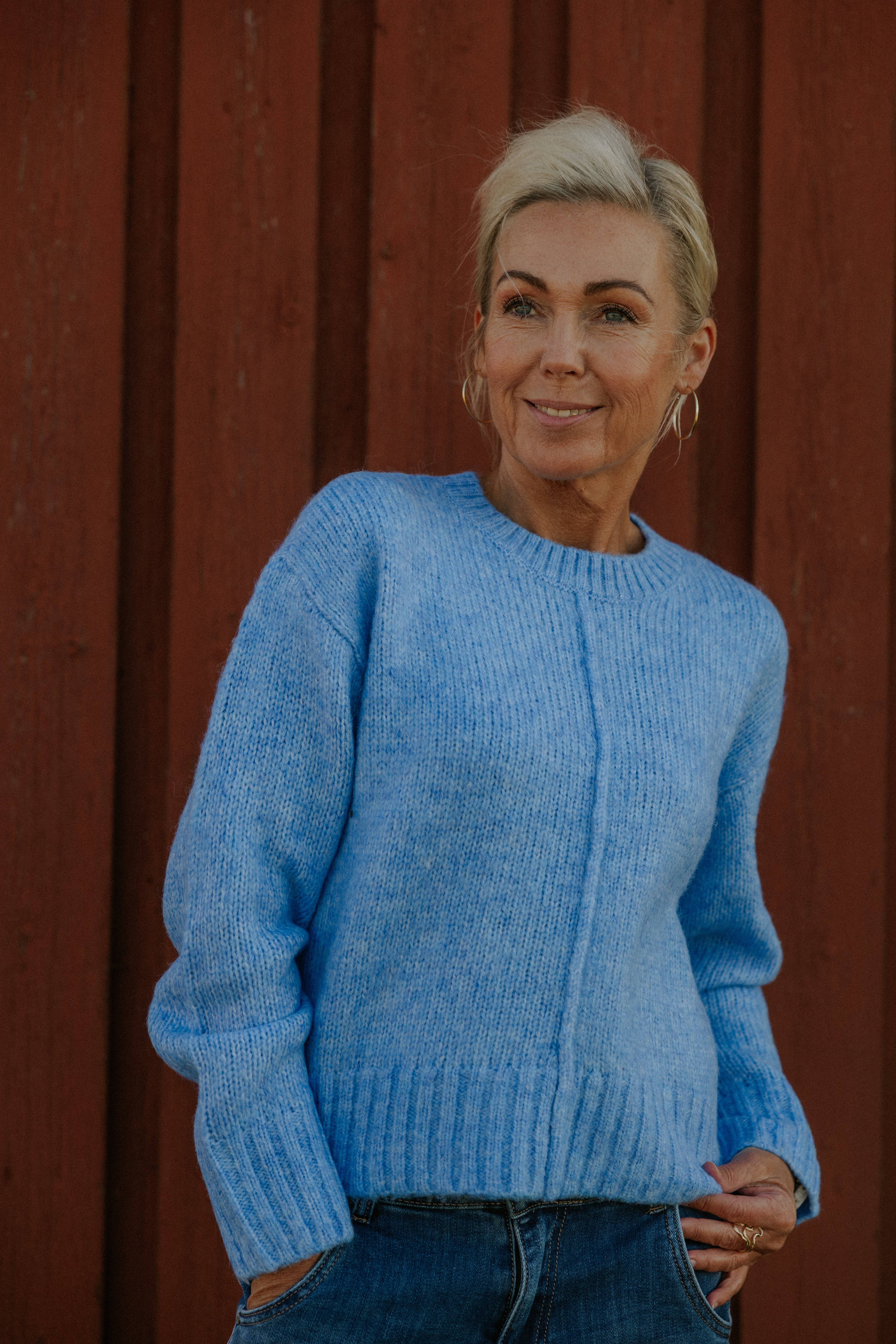 MALONE L/S O-NECK PULLOVER - Ebb And Flow MELANGE