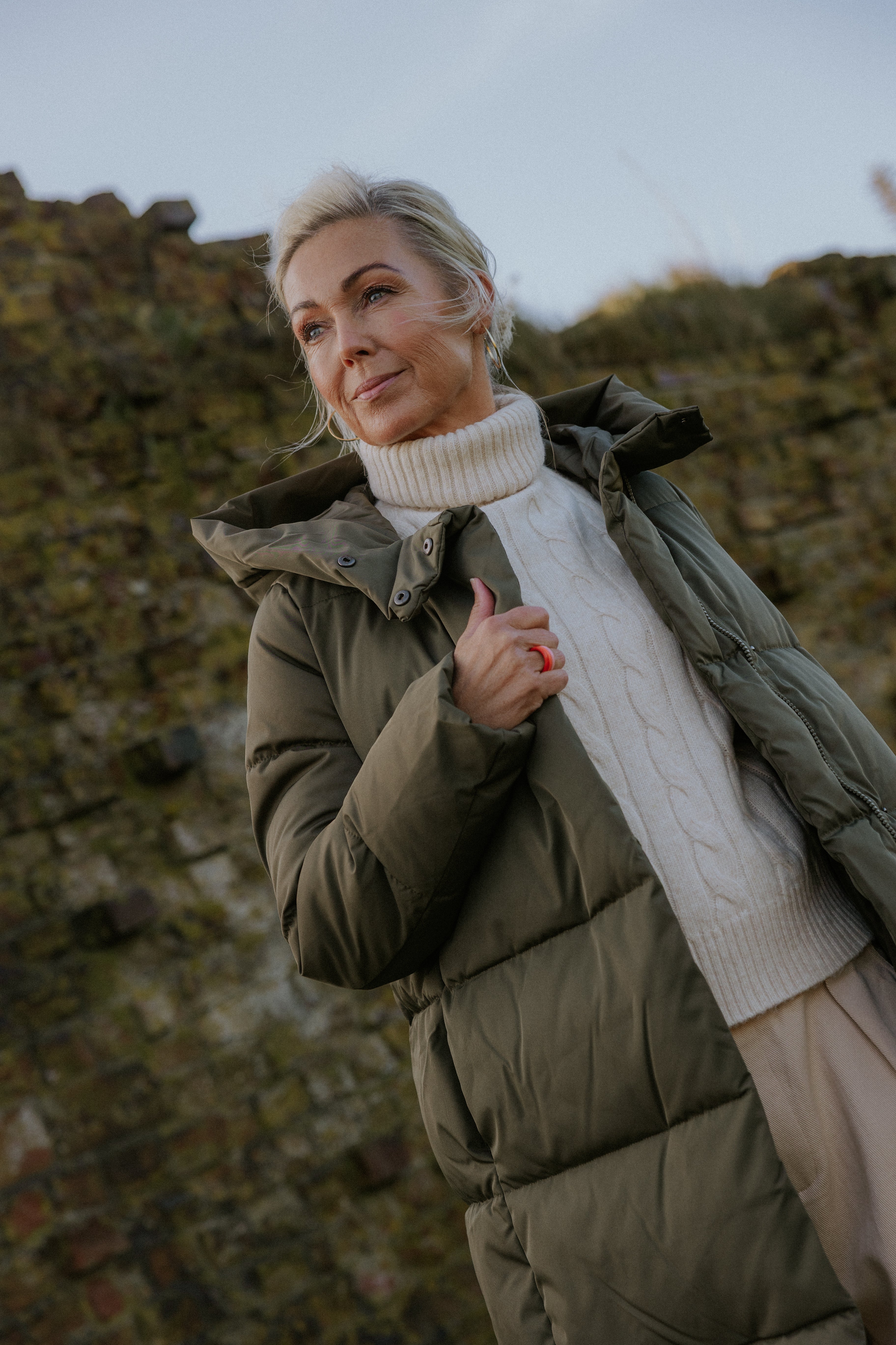 STELLA COAT - Grape Leaf