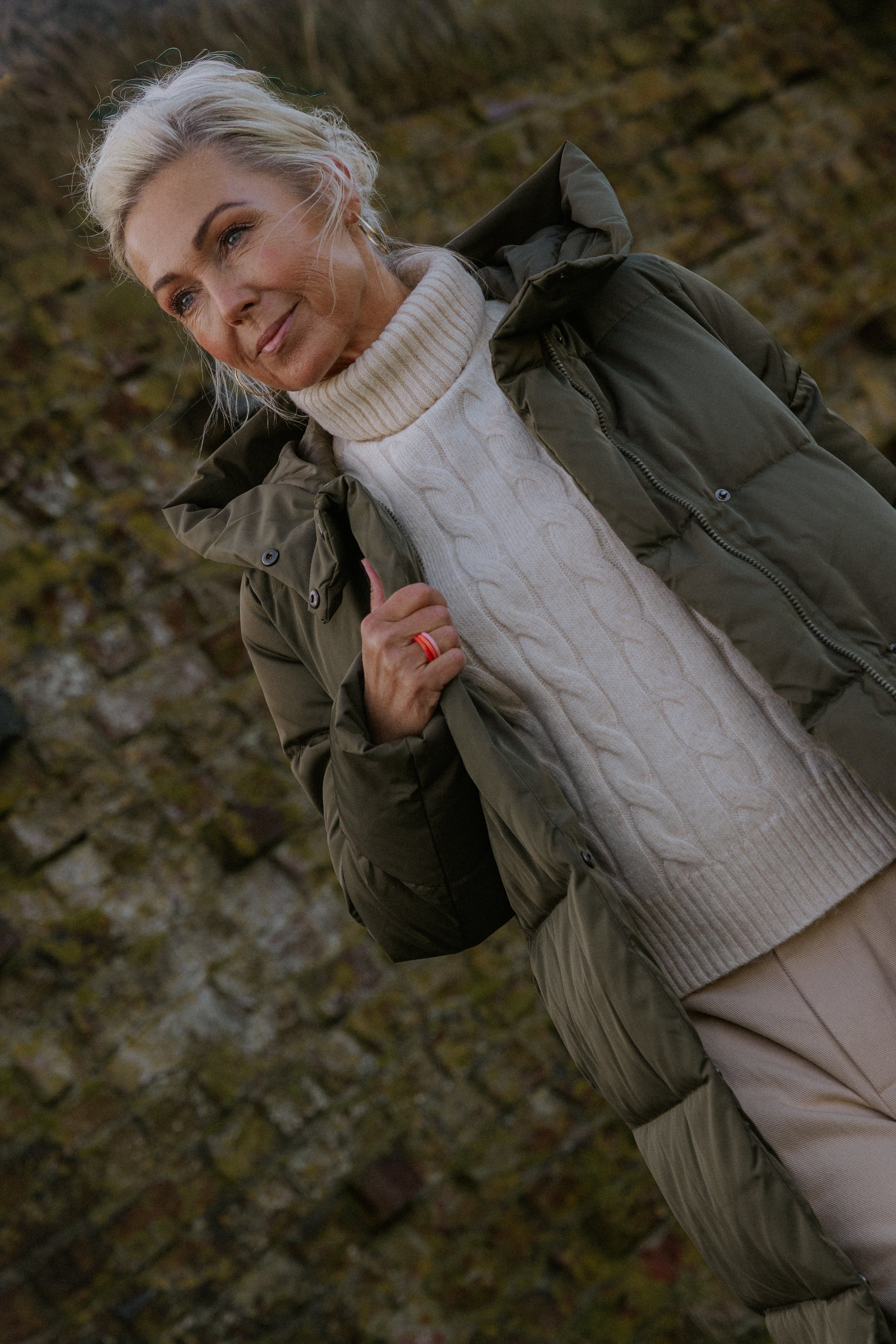 STELLA COAT - Grape Leaf