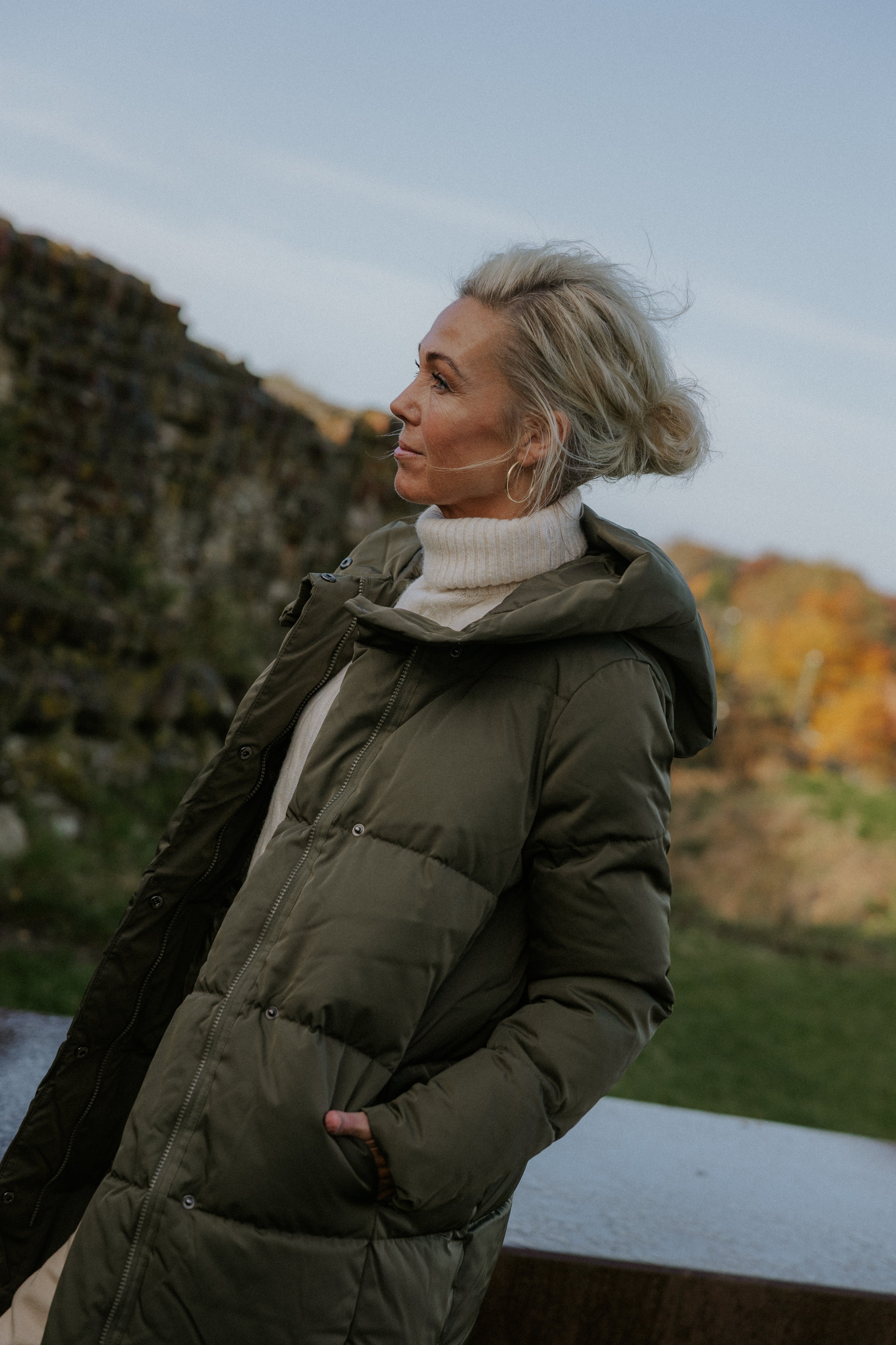 STELLA COAT - Grape Leaf