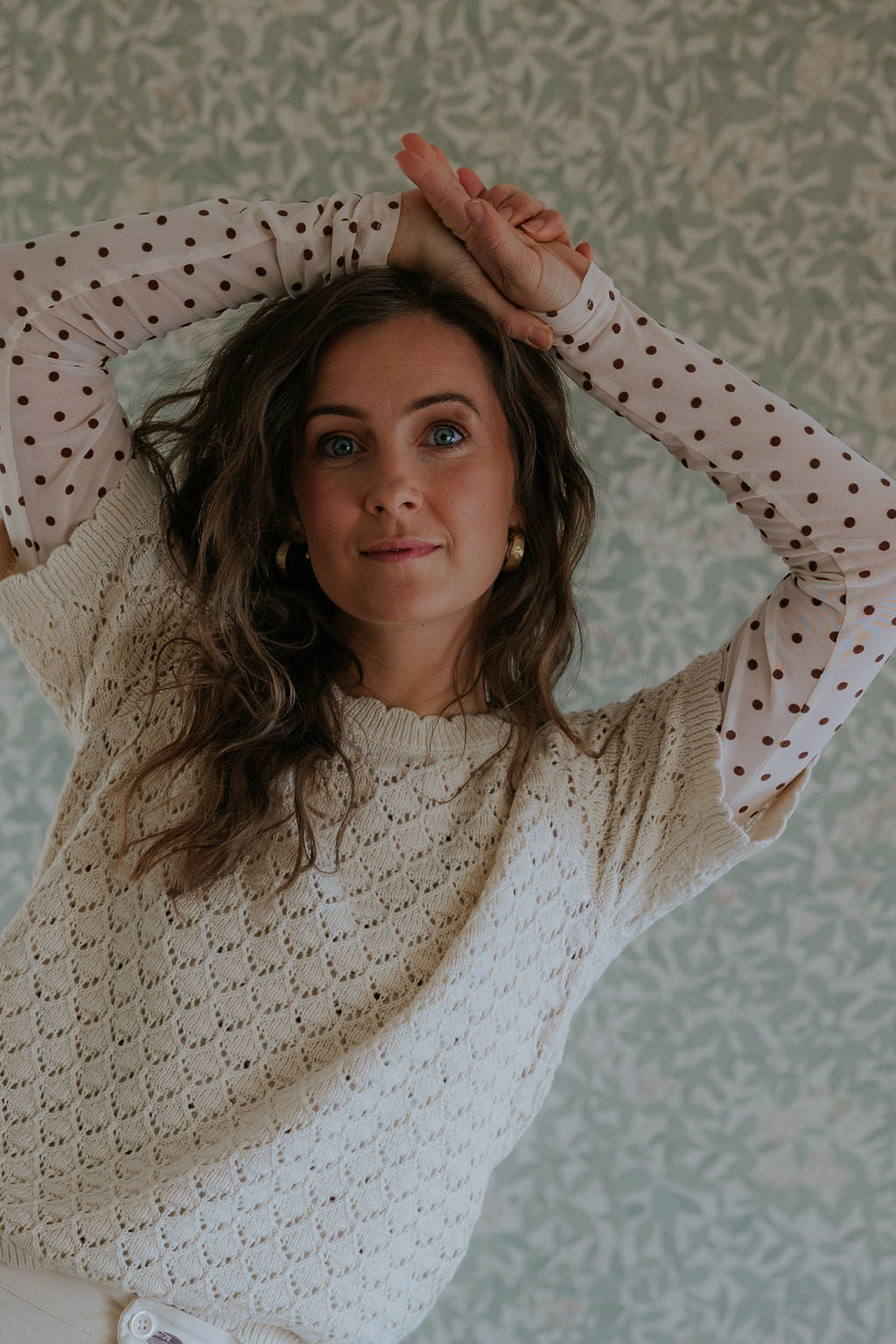 JAQUELINE SS O-NECK TOP - Birch