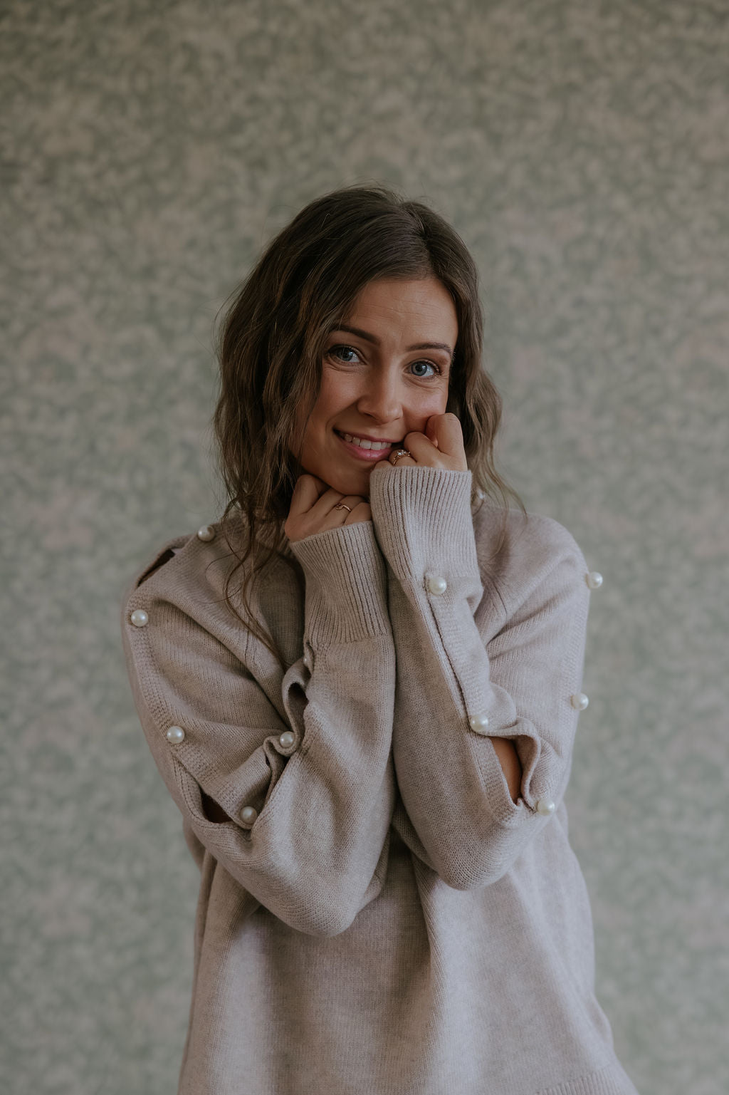 RowanCC Pearl Sleeve Knit - Bone