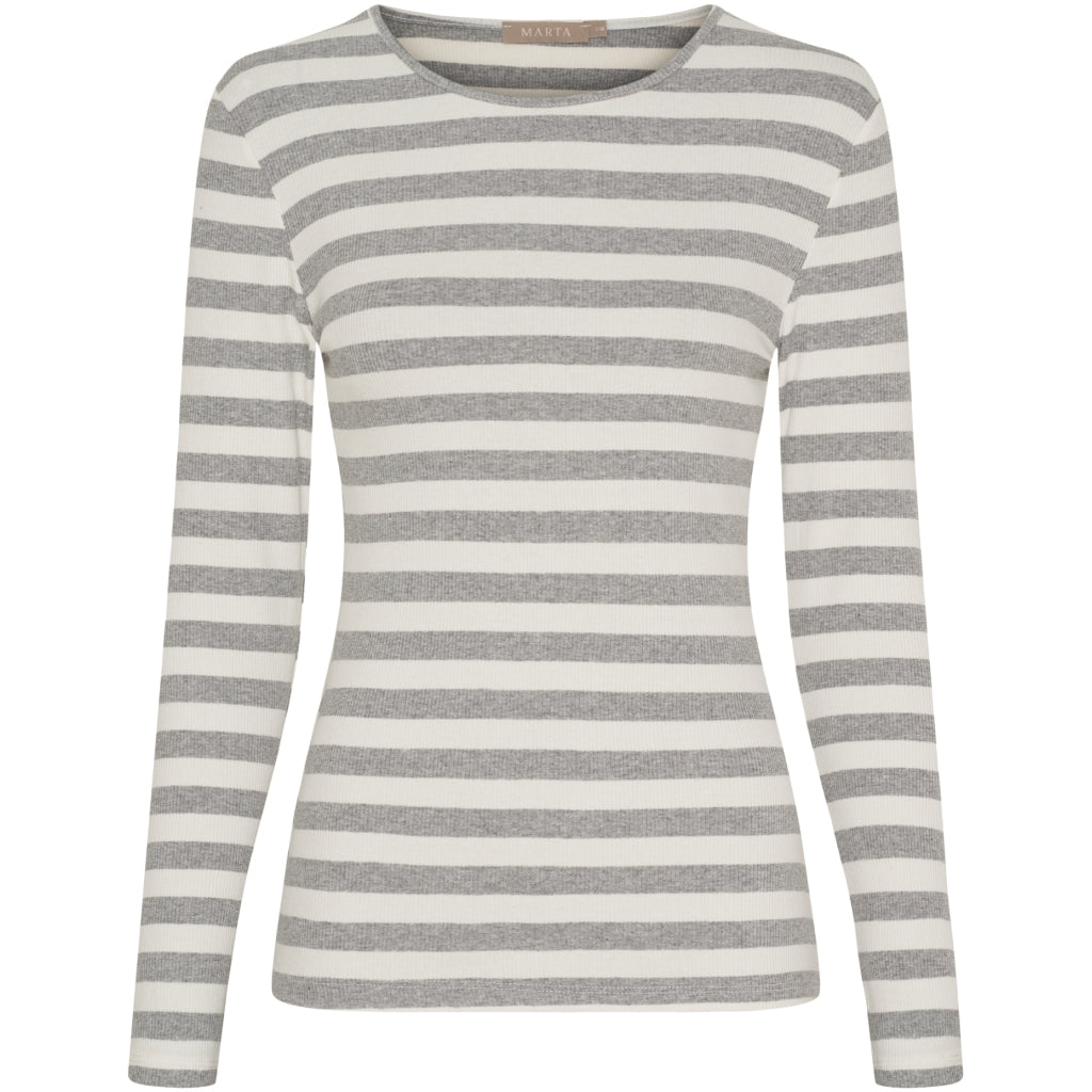 Begonia LS Tee - Grey Melange