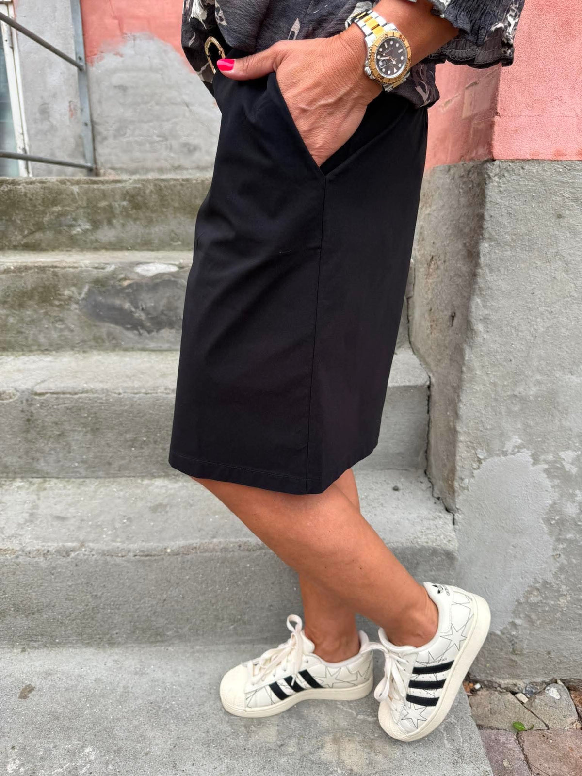BEATE short skirt - Black