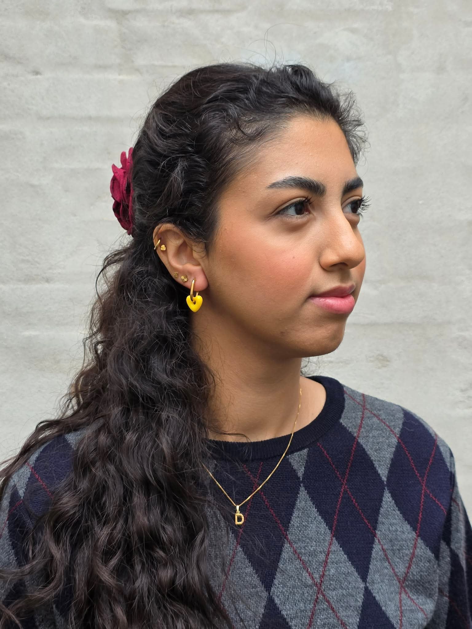 Sweet Heart Earing - Gold/Yellow