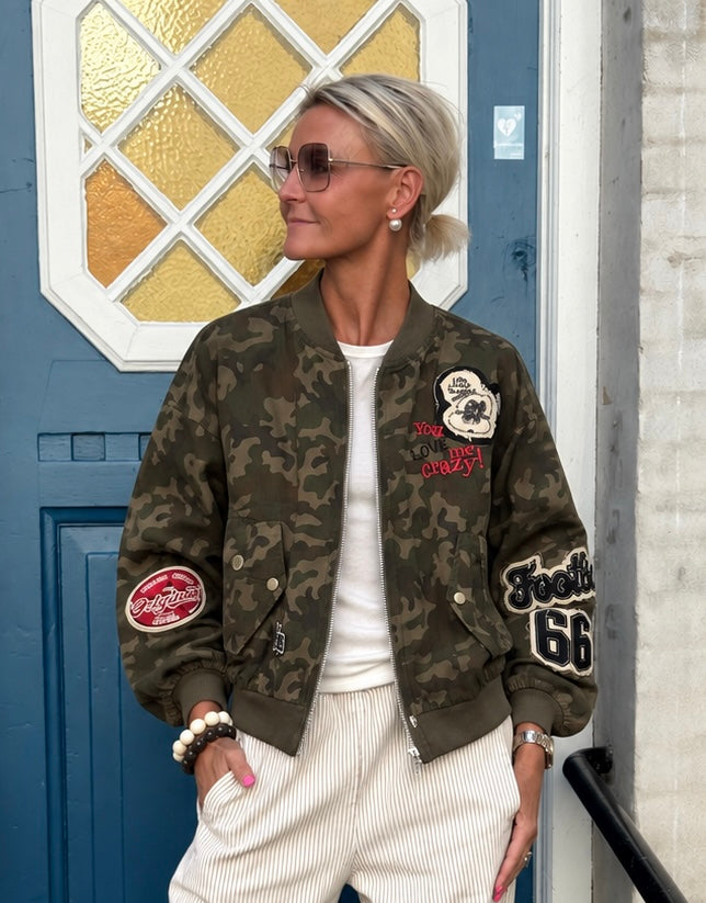 You Love Me Crazy! Jacket - Army