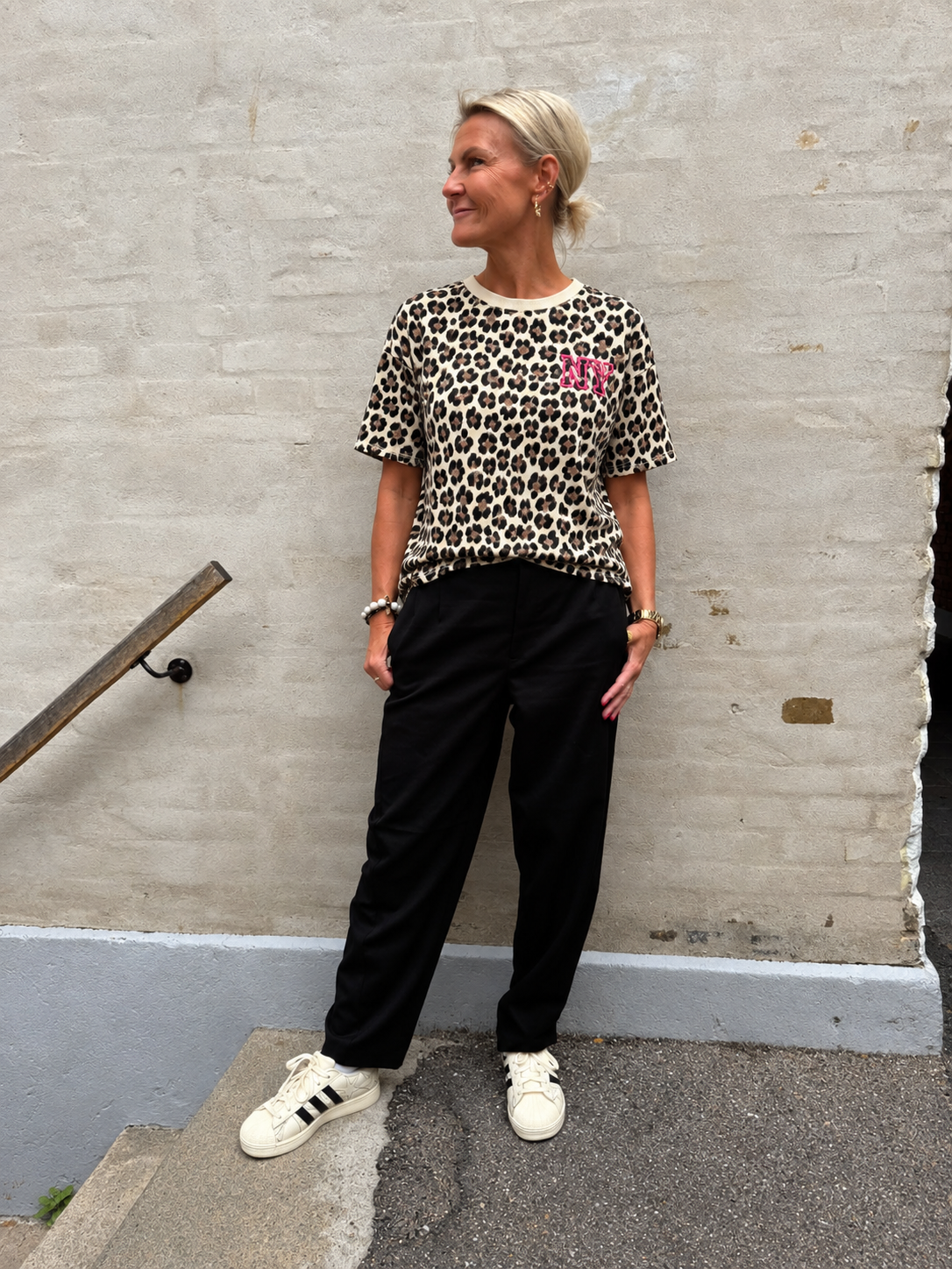 Leo Sweat Tee - Animalier