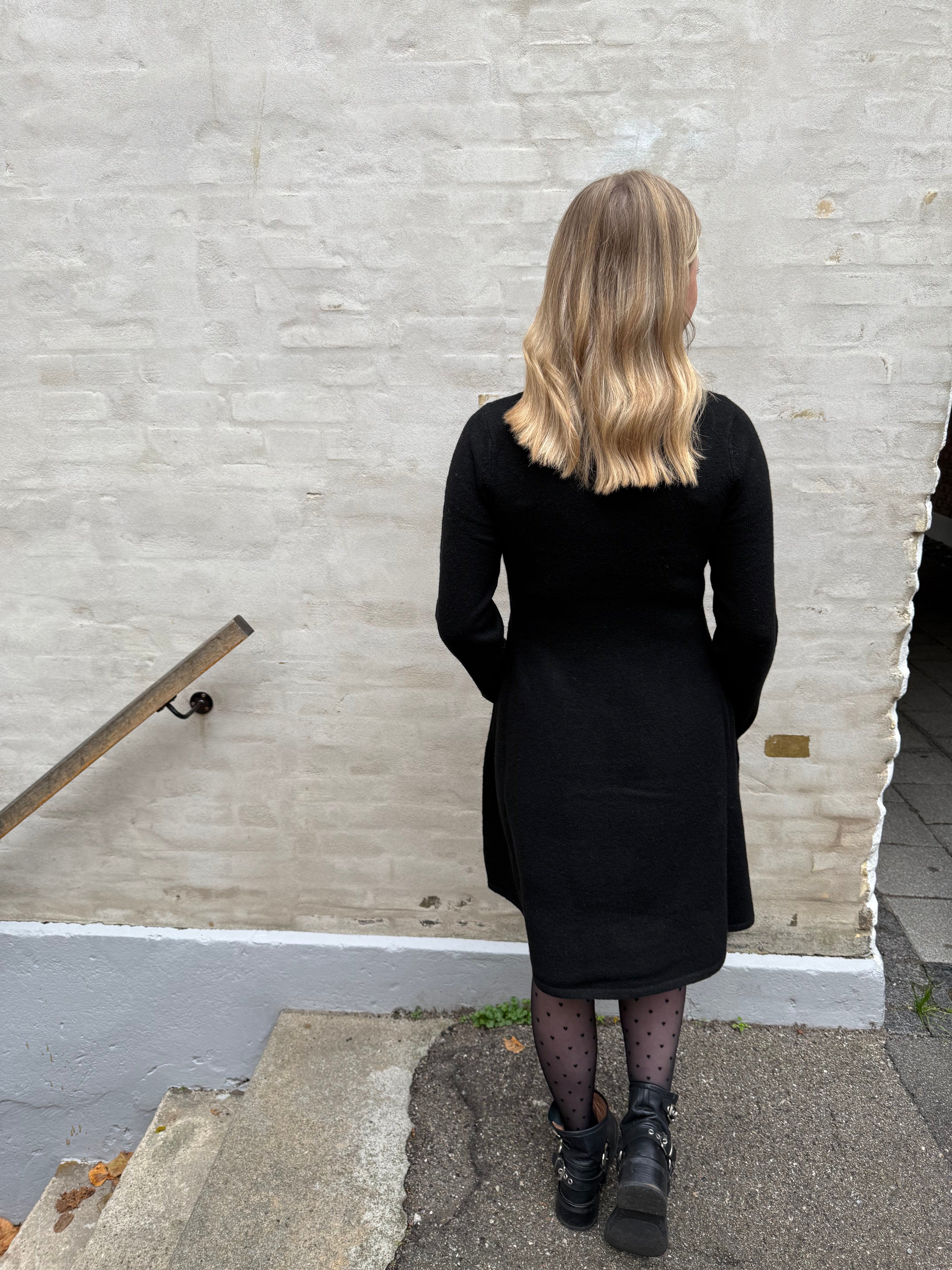 Rosemary Life L/S Collar Dress - Black