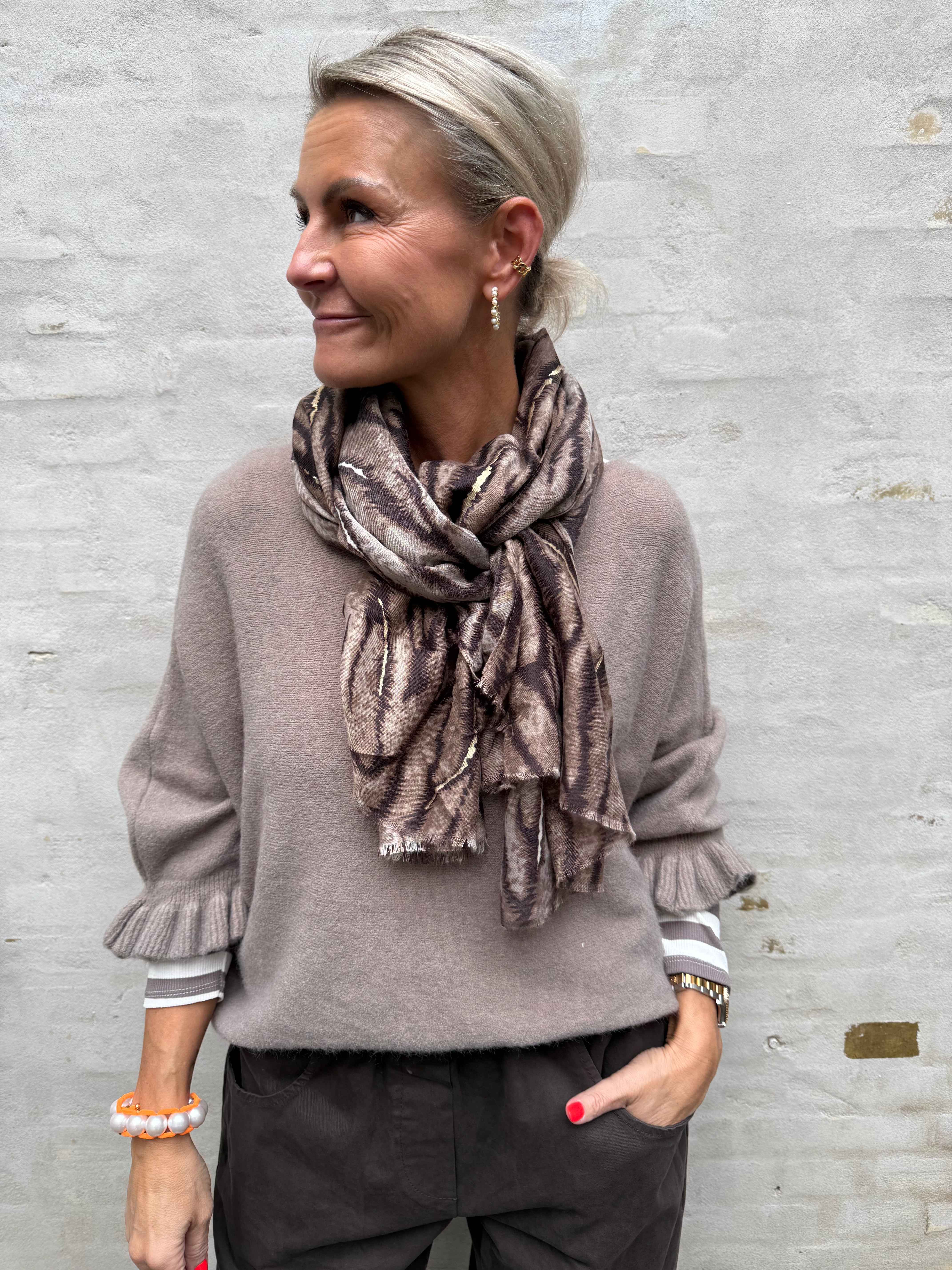 Printed Scarf - Taube