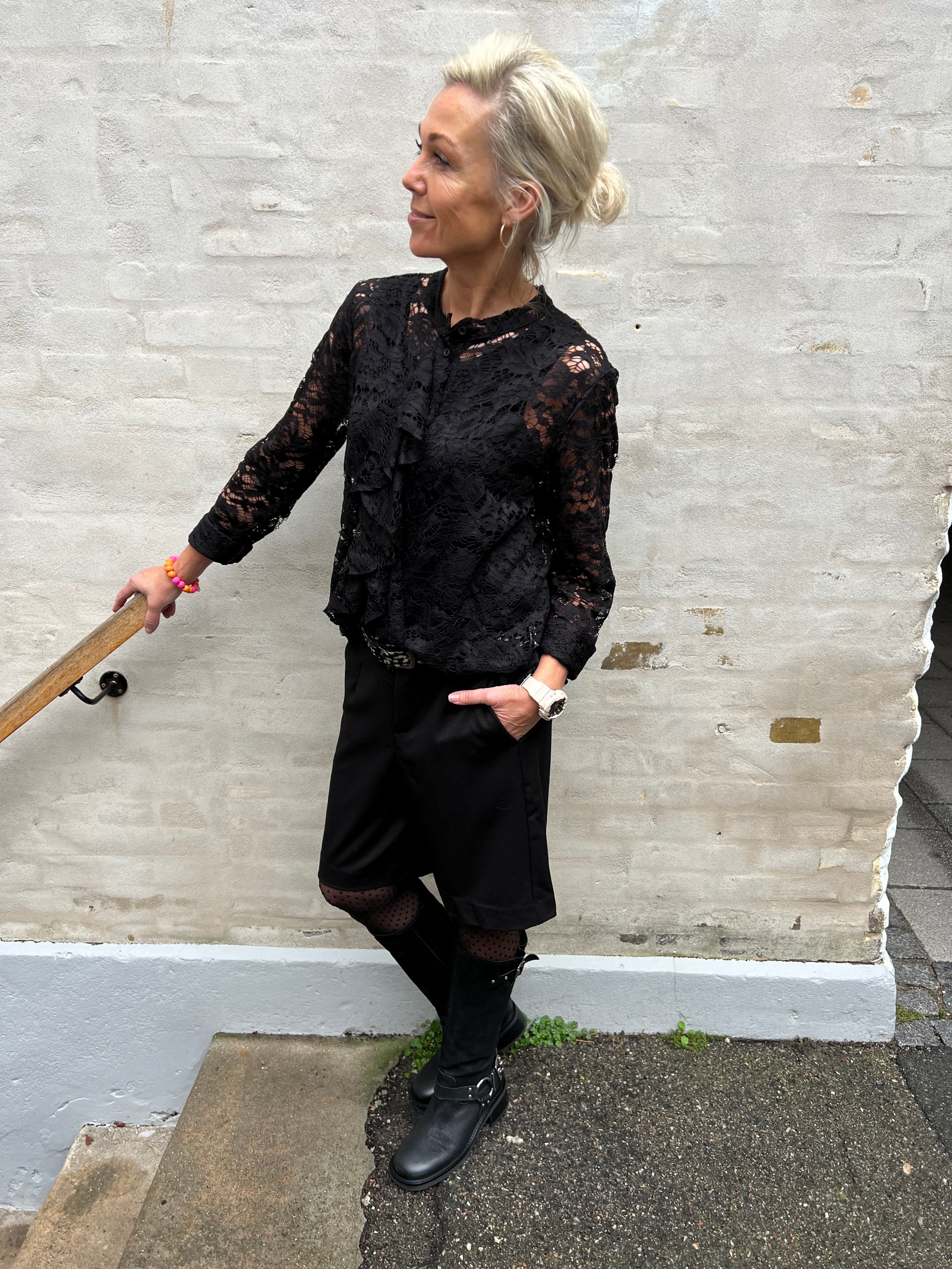 Lisa wide shorts black