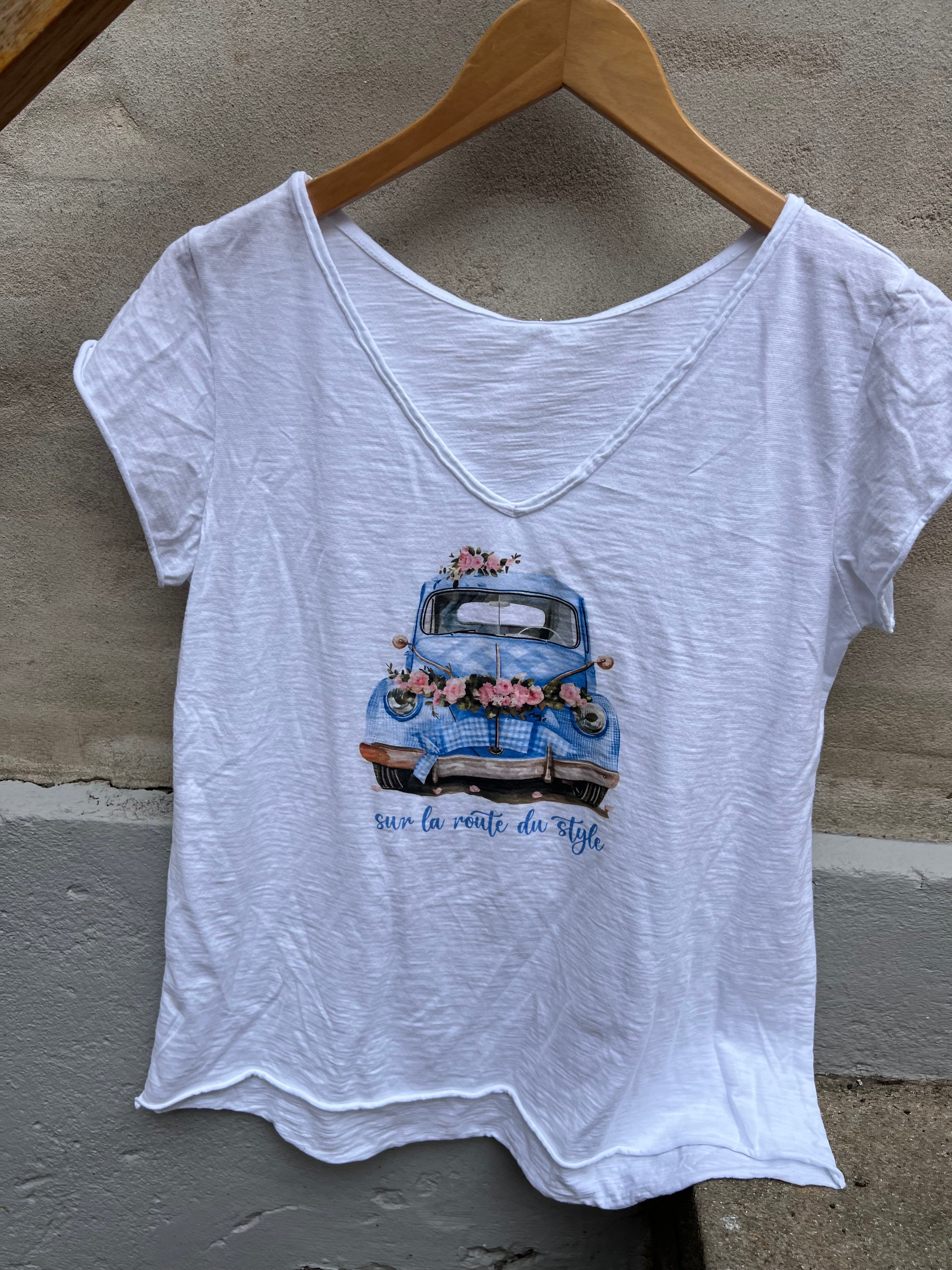 Bobbel tee blue