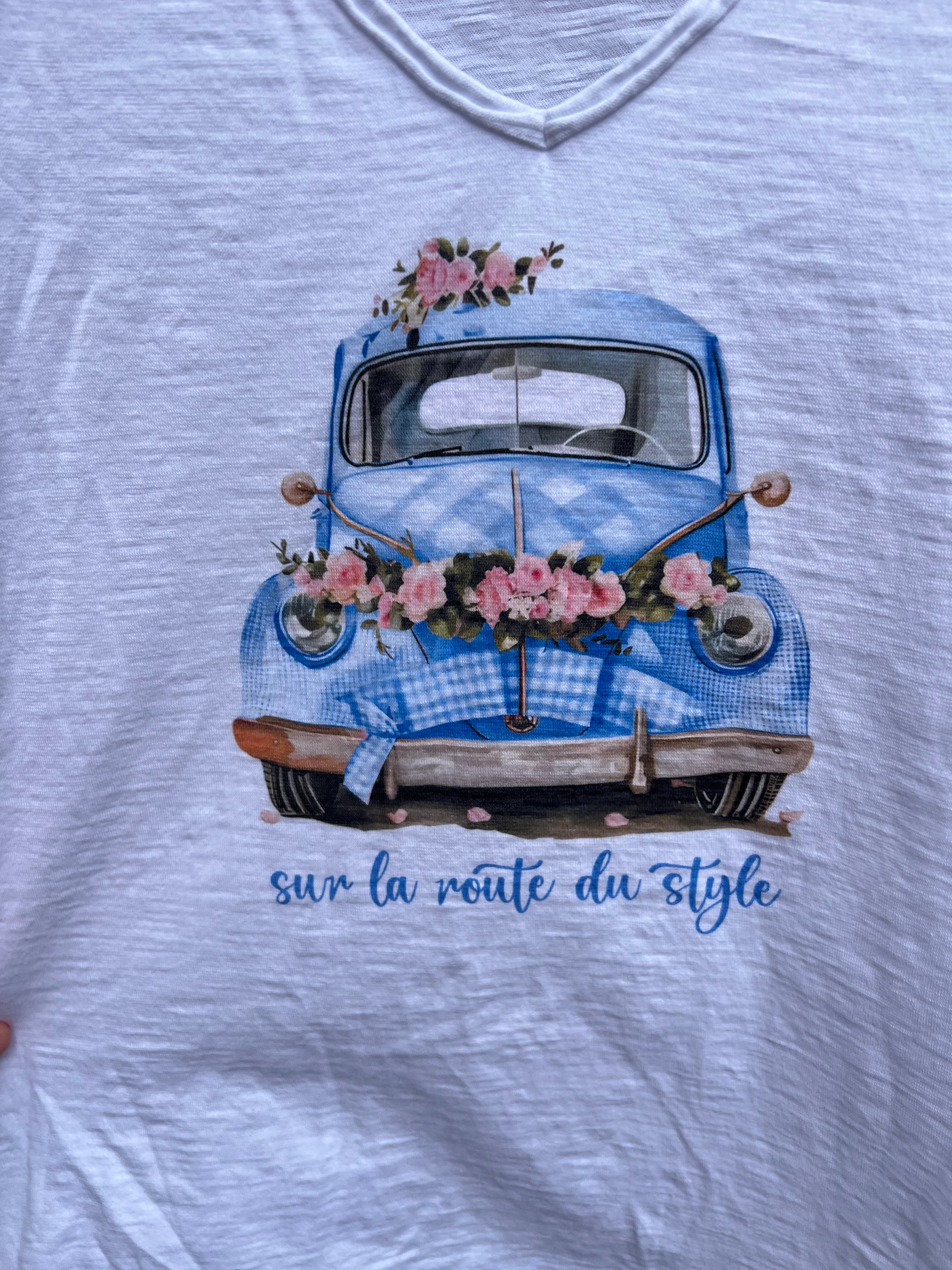 Bobbel tee blue